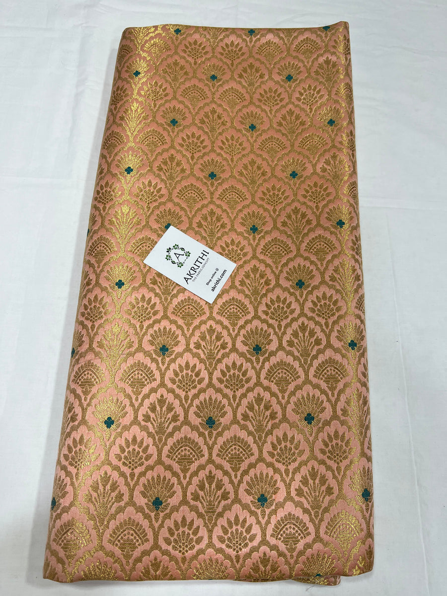 Pure Banarasi brocade fabric