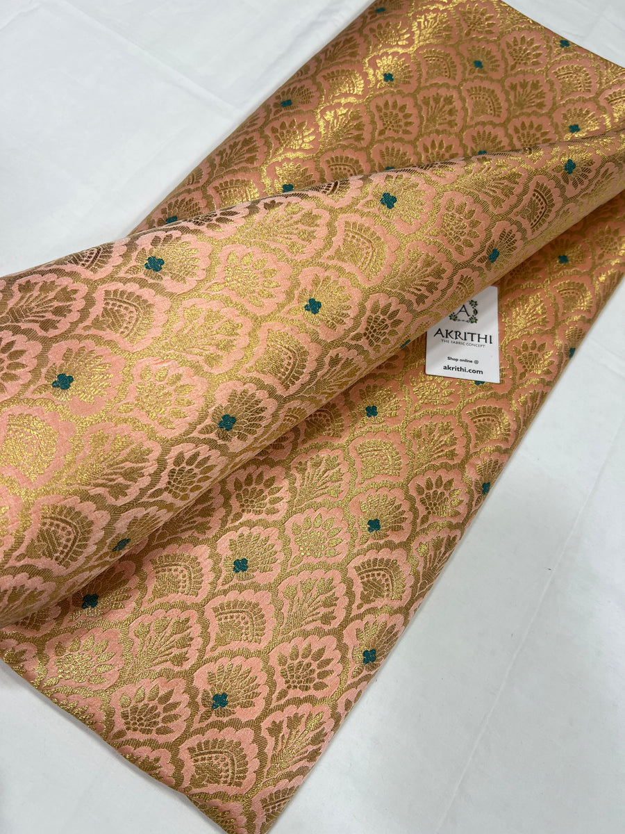 Pure Banarasi brocade fabric