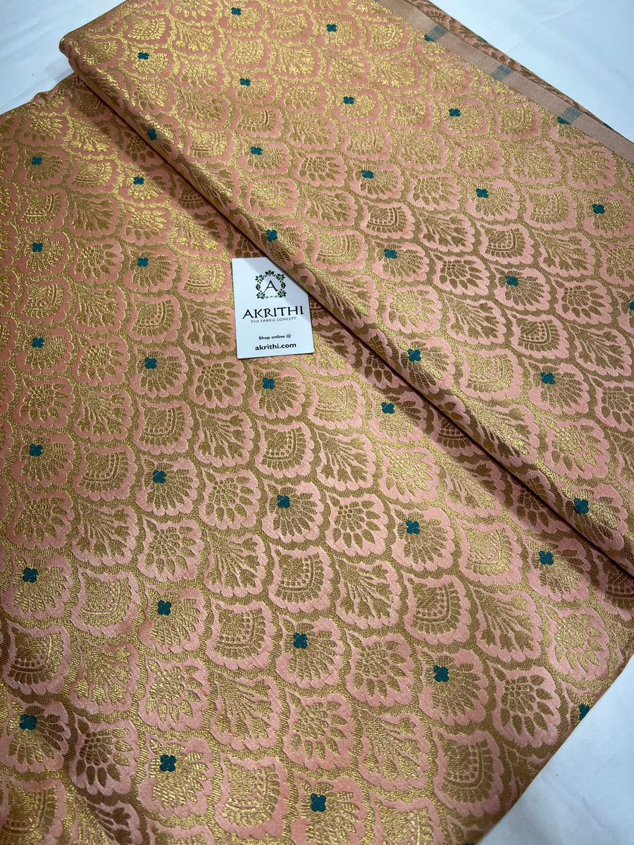 Pure Banarasi brocade fabric