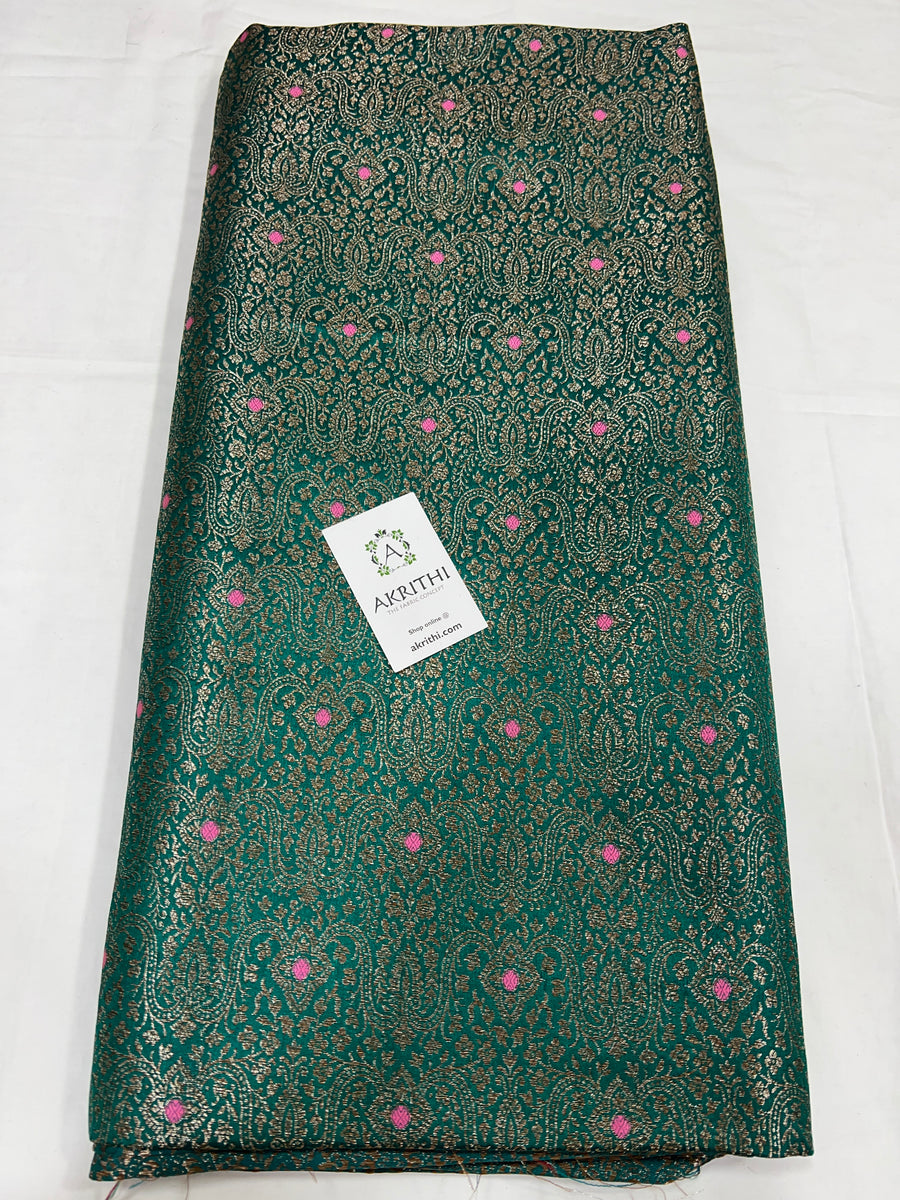 Pure Banarasi brocade fabric