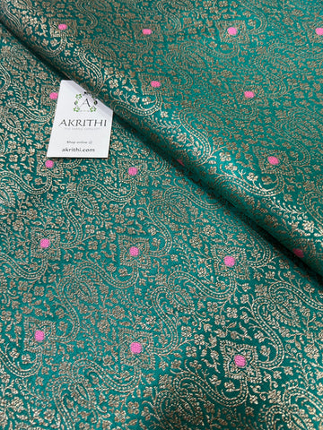 Pure Banarasi brocade fabric