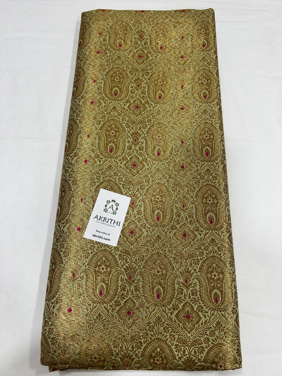 Pure Banarasi brocade fabric