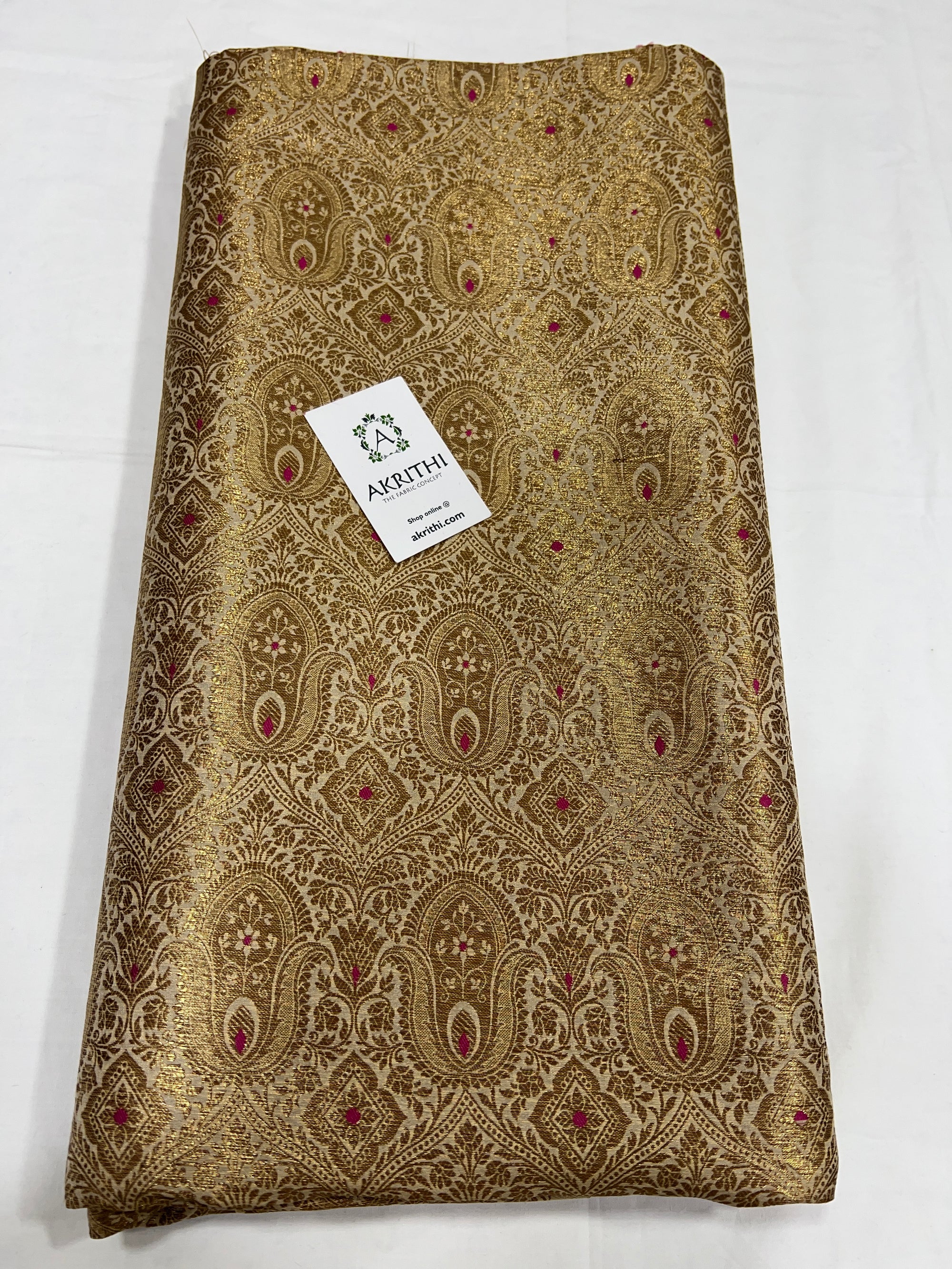 Pure Banarasi brocade fabric