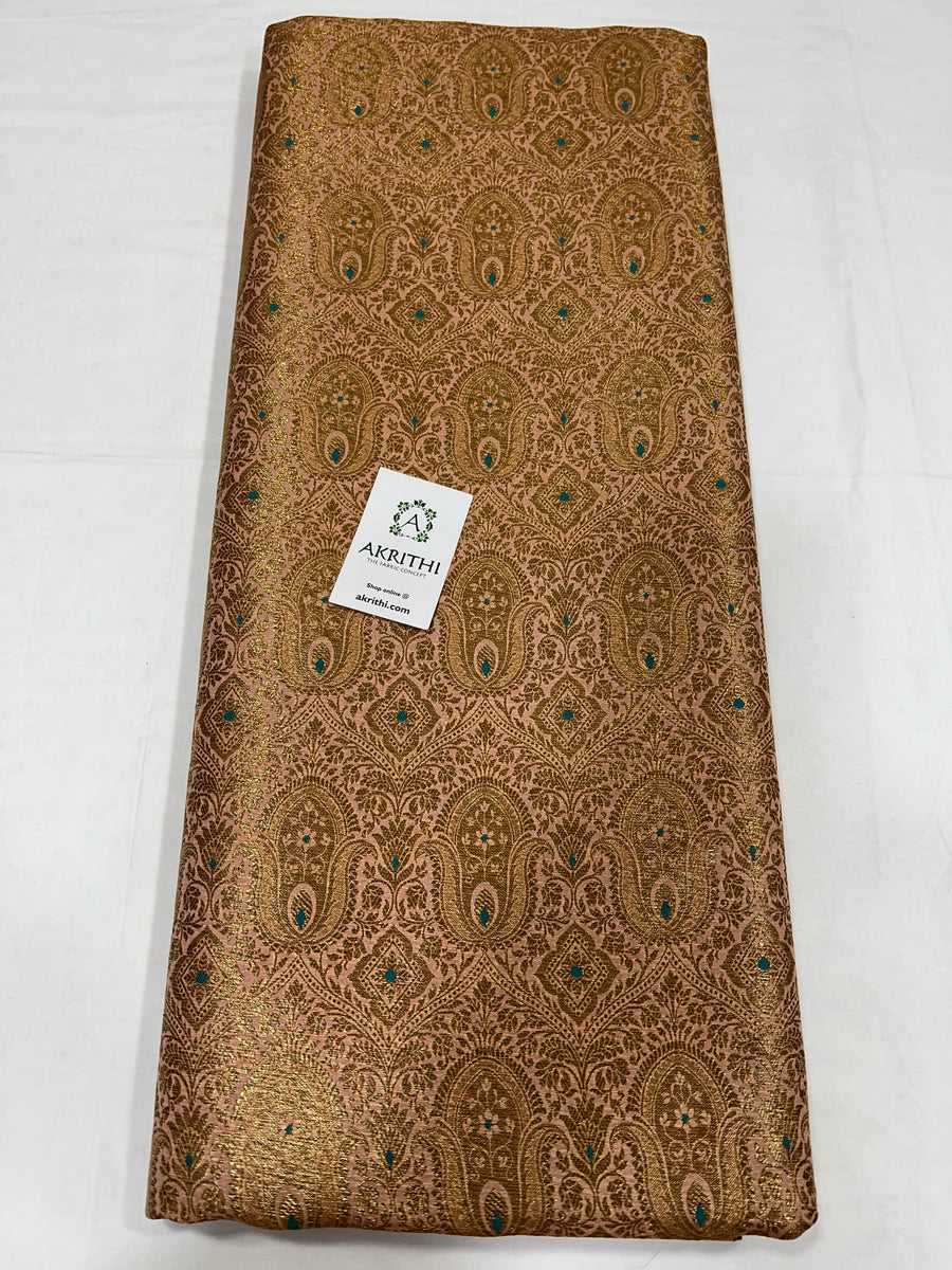 Pure Banarasi brocade fabric