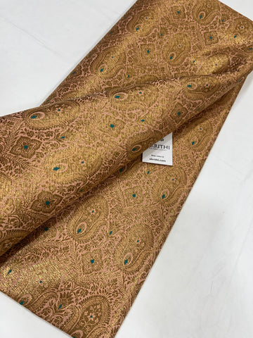 Pure Banarasi brocade fabric