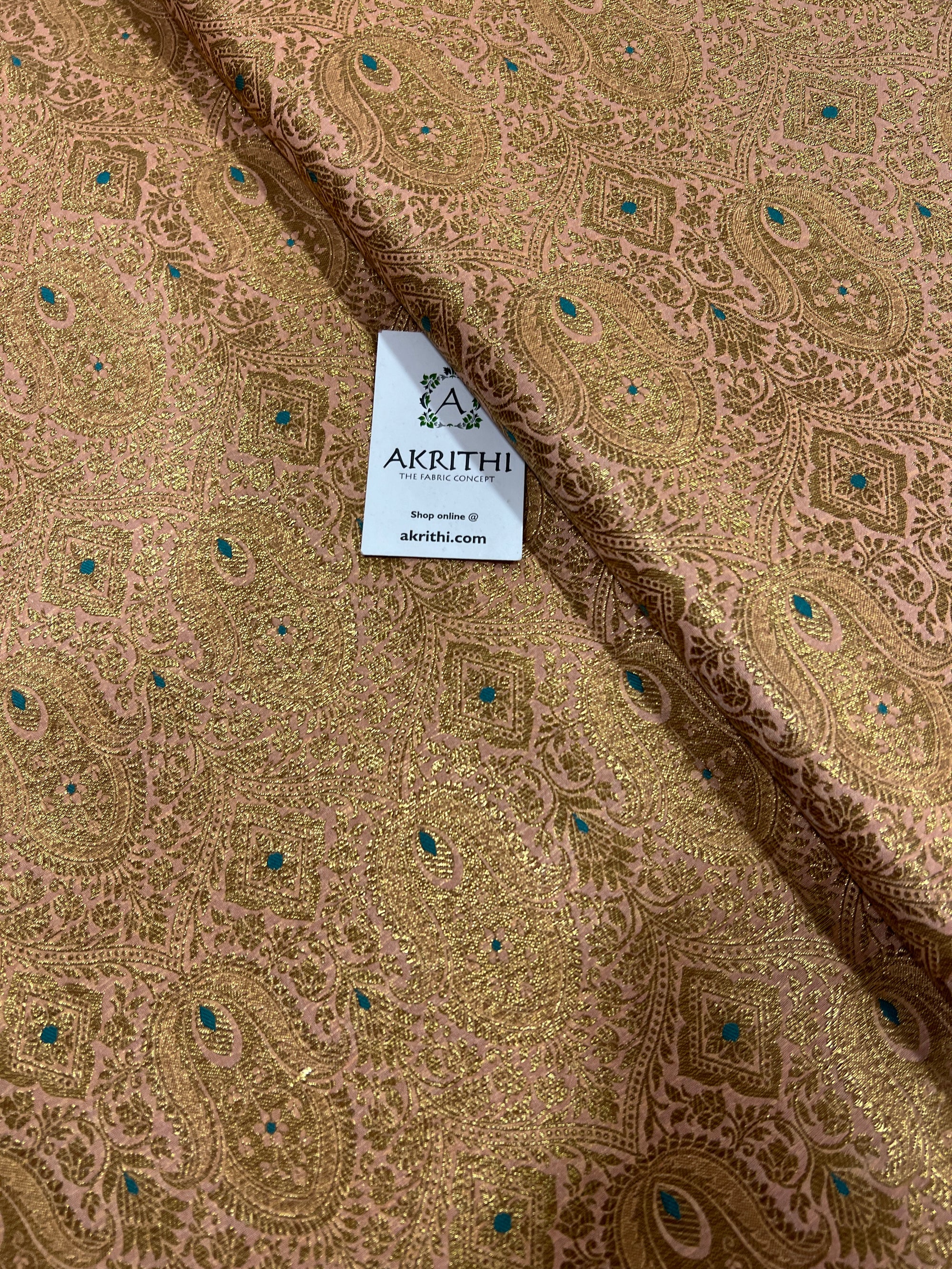 Pure Banarasi brocade fabric