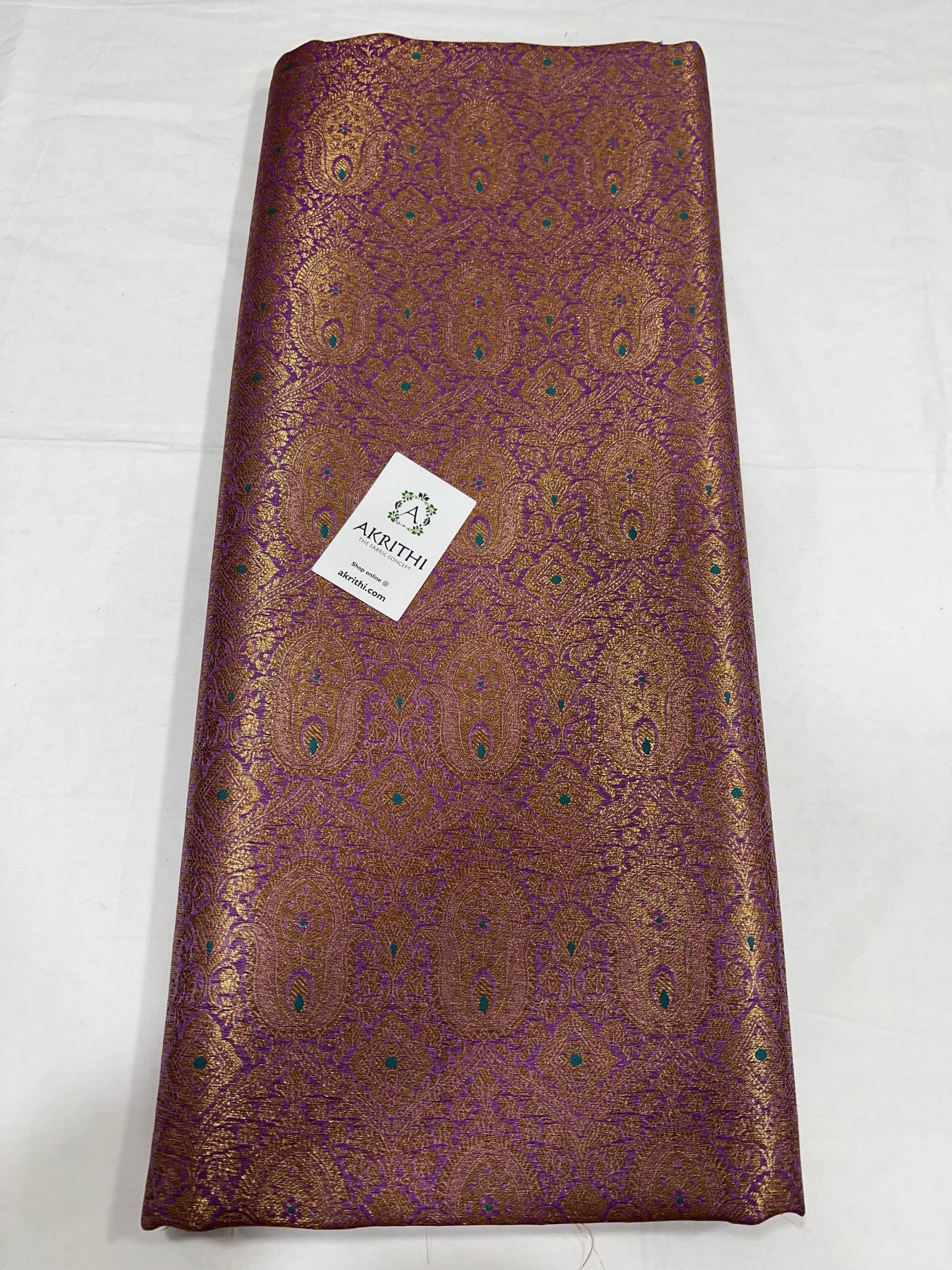 Pure Banarasi brocade fabric