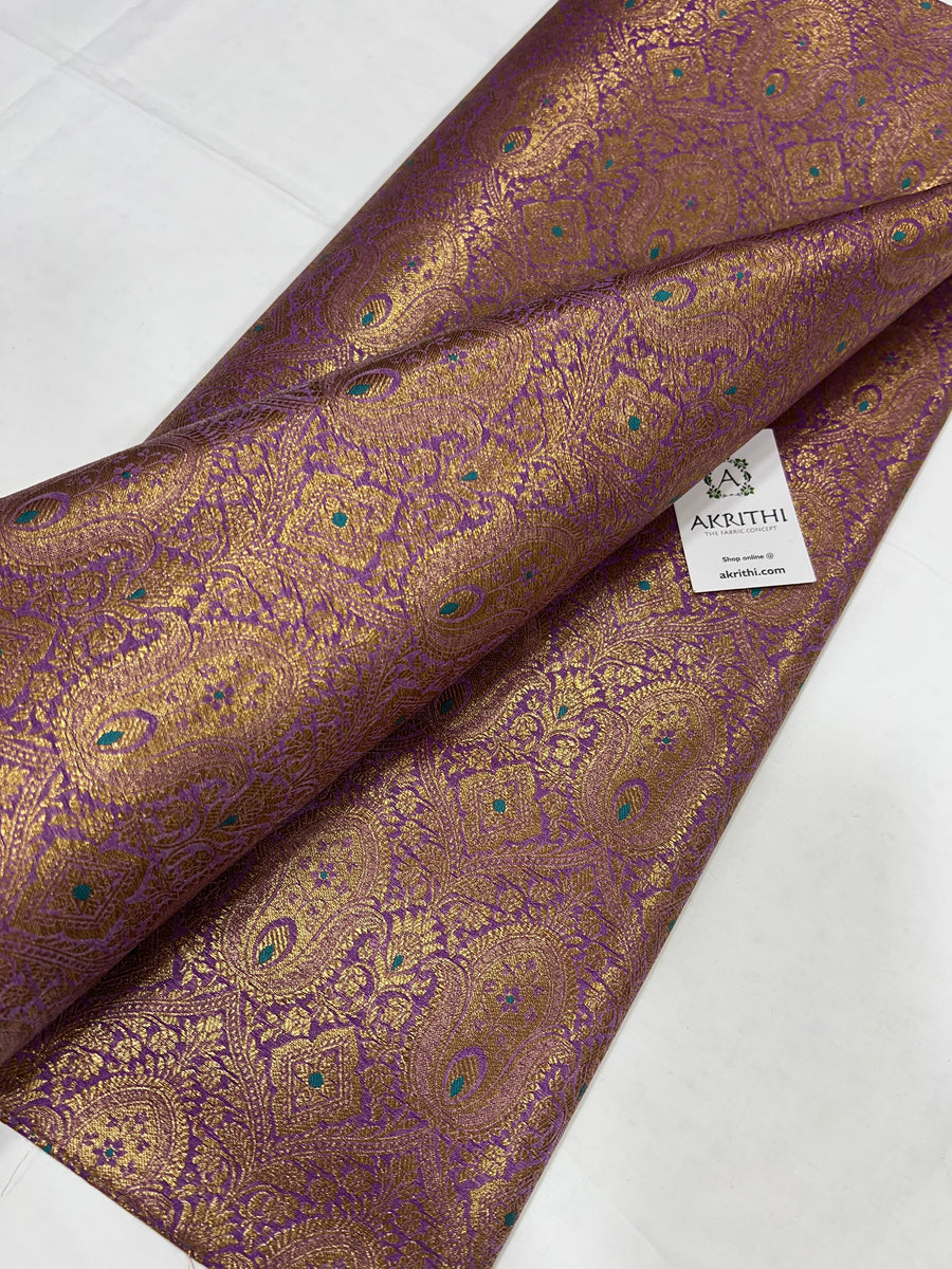 Pure Banarasi brocade fabric