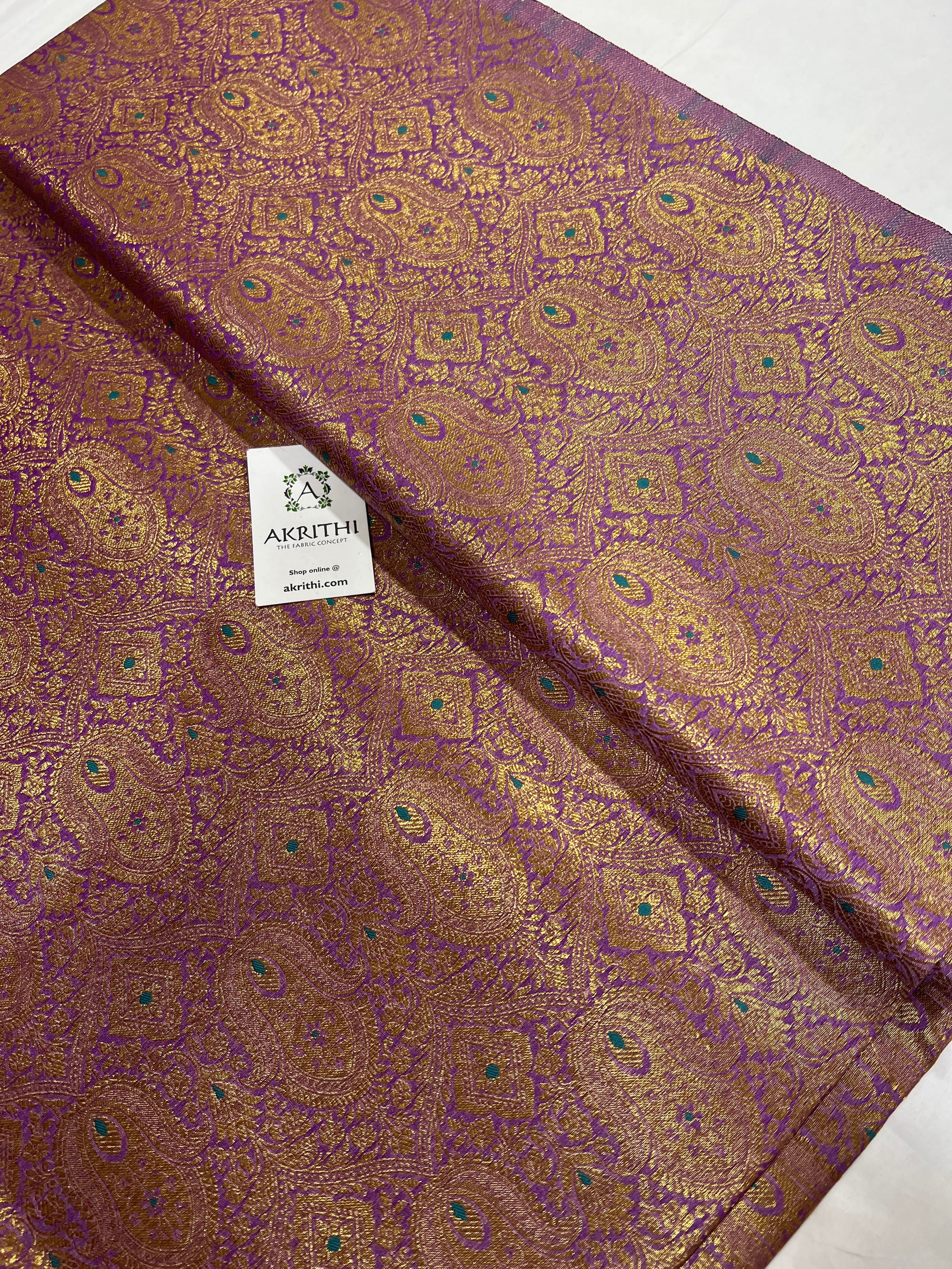 Pure Banarasi brocade fabric