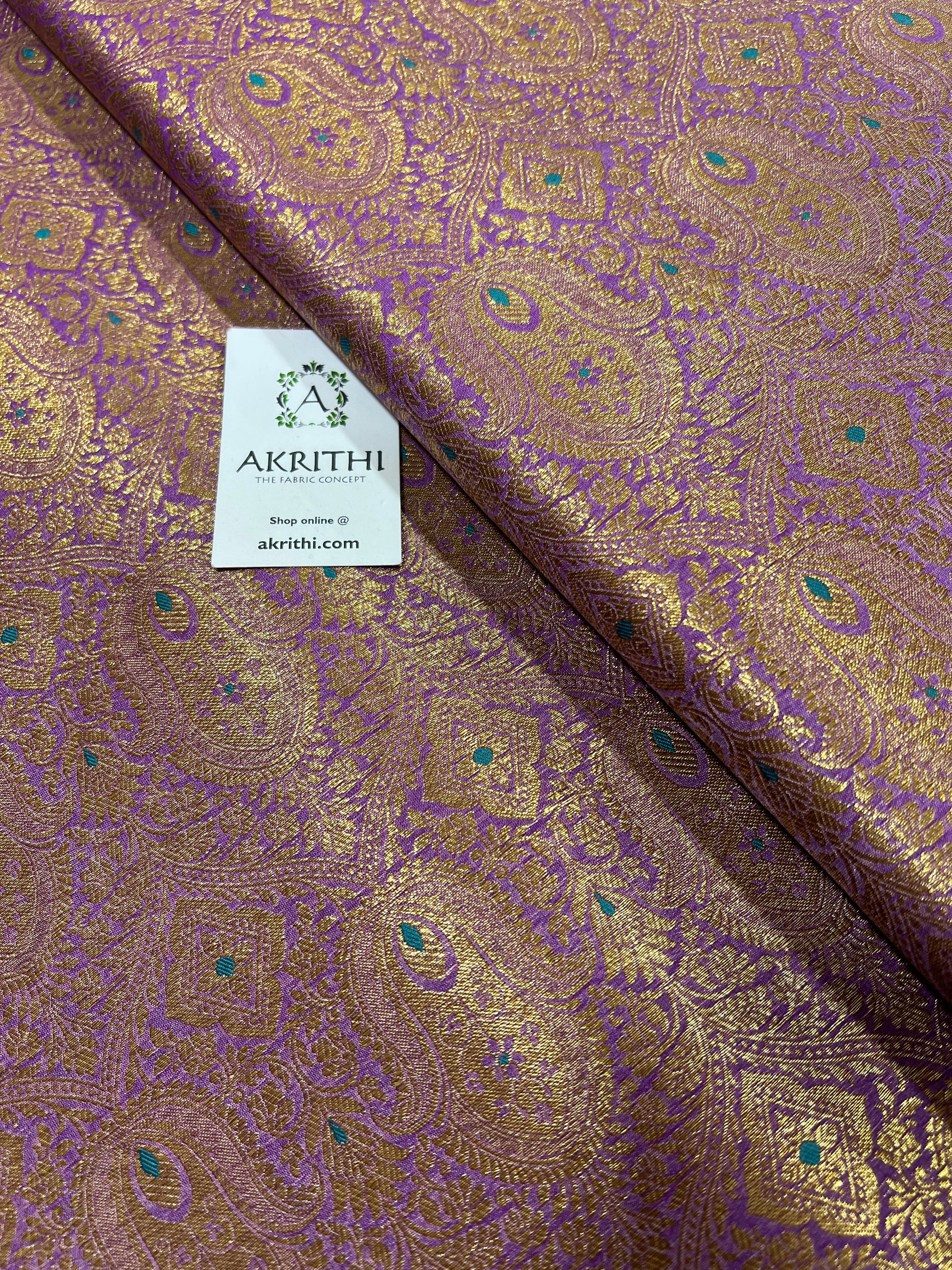 Pure Banarasi brocade fabric