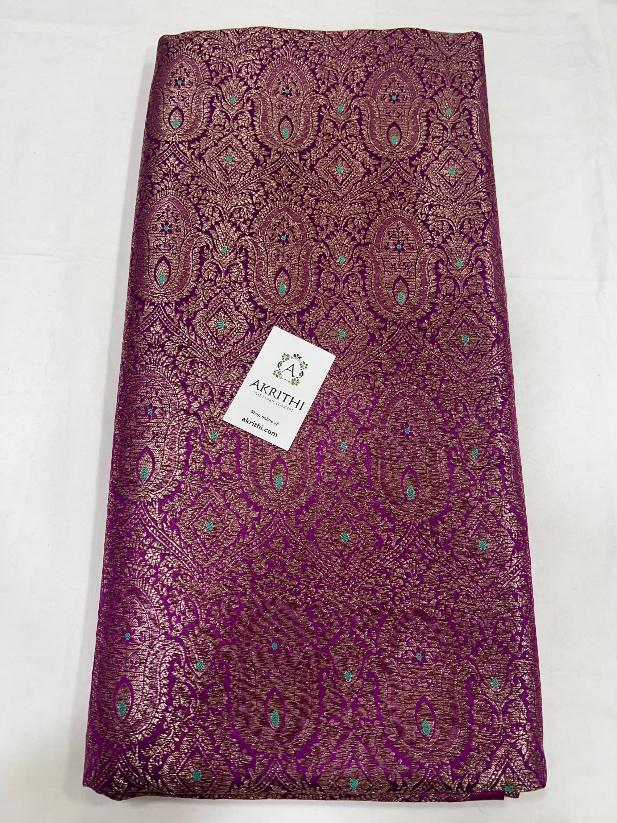 Pure Banarasi brocade fabric