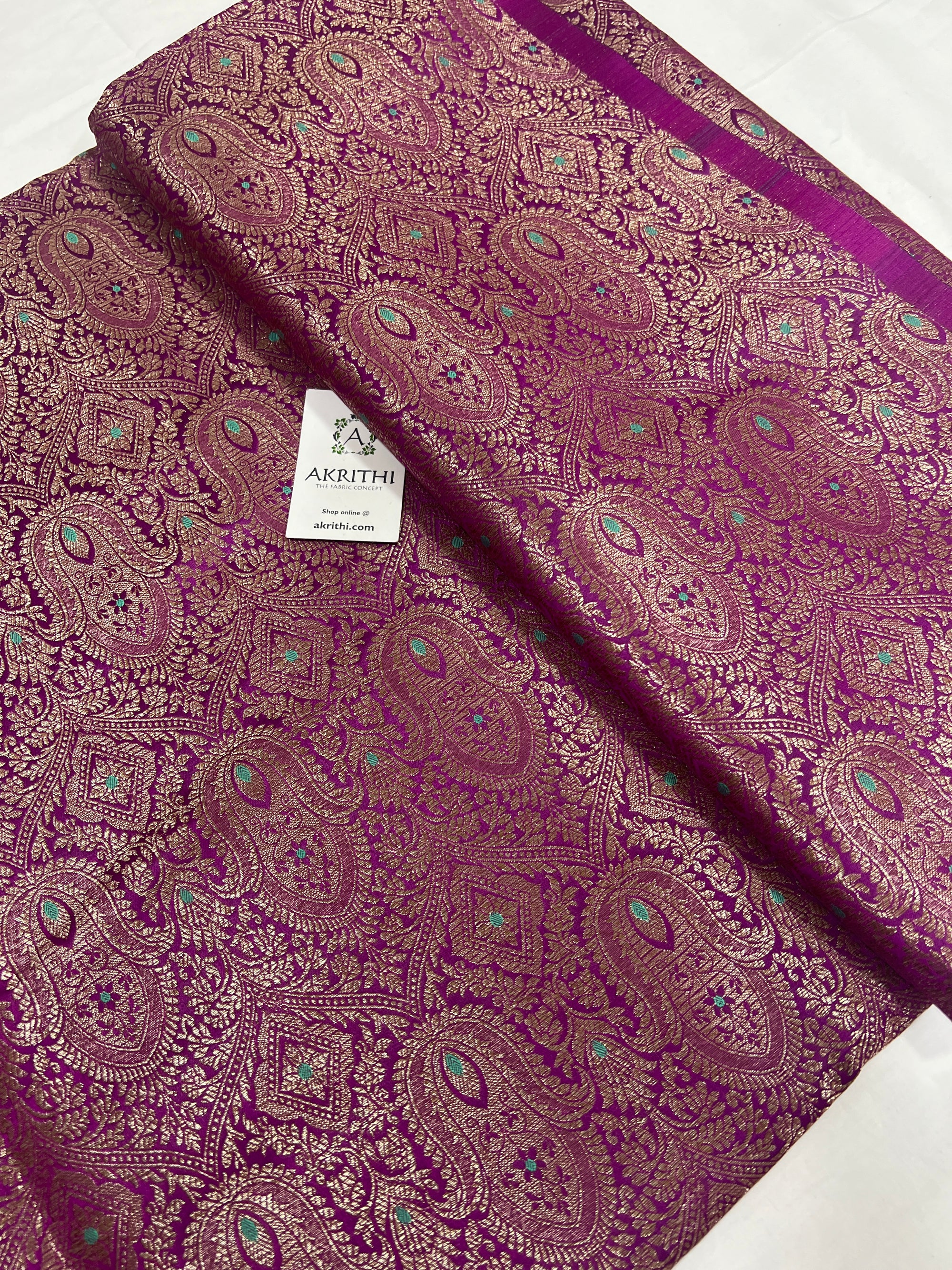 Pure Banarasi brocade fabric