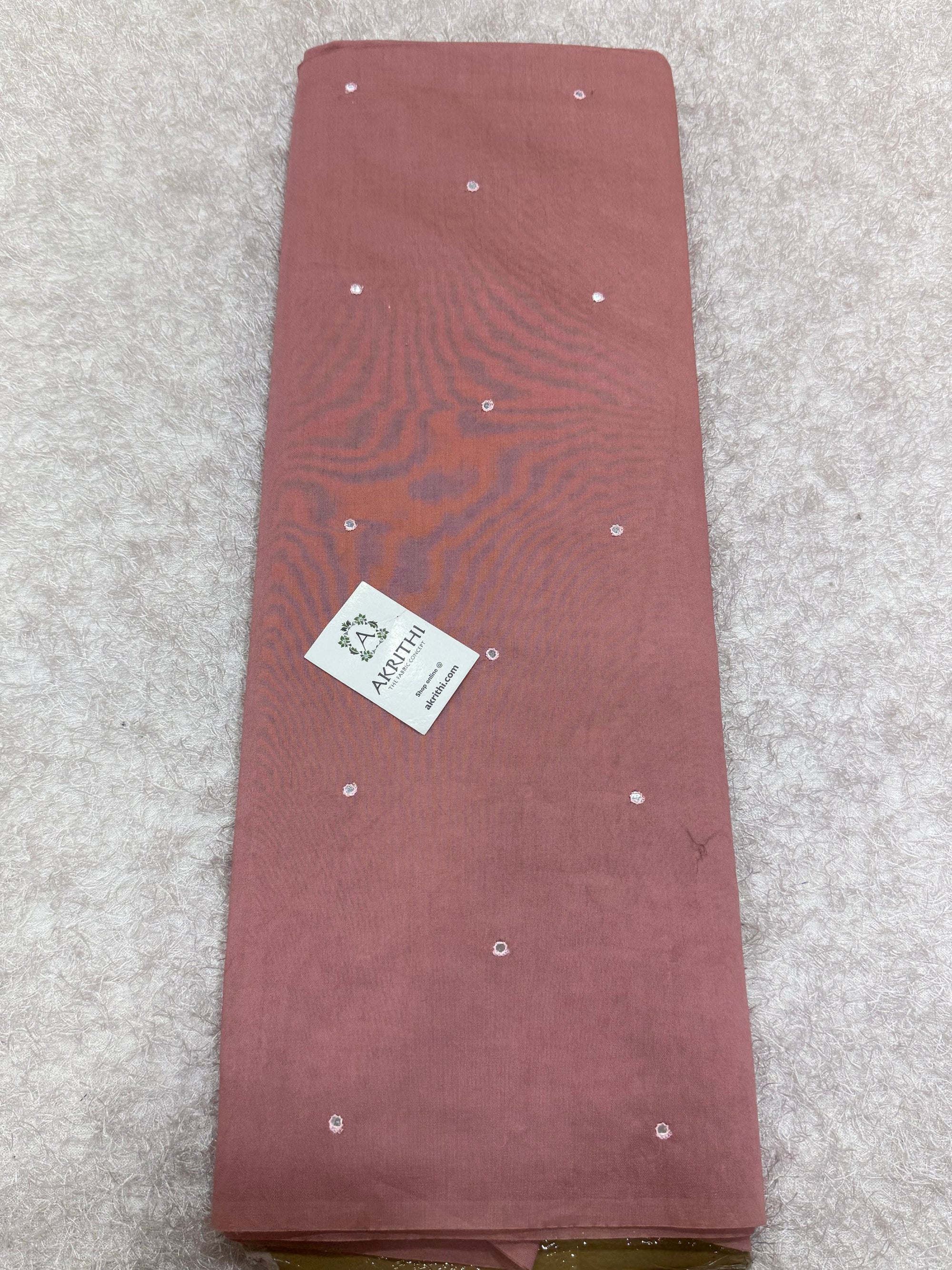 PURE CHANDERI MIRROR FABRIC
