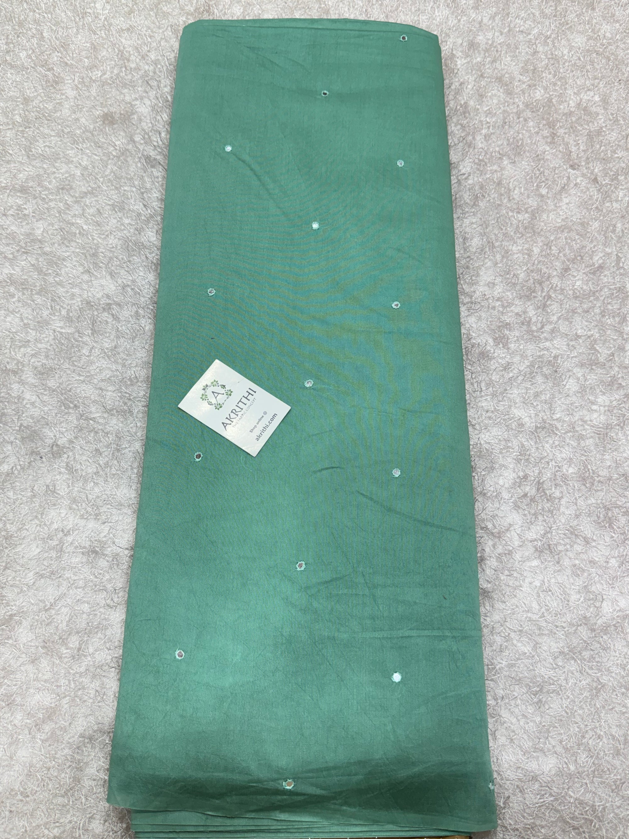 PURE CHANDERI MIRROR FABRIC