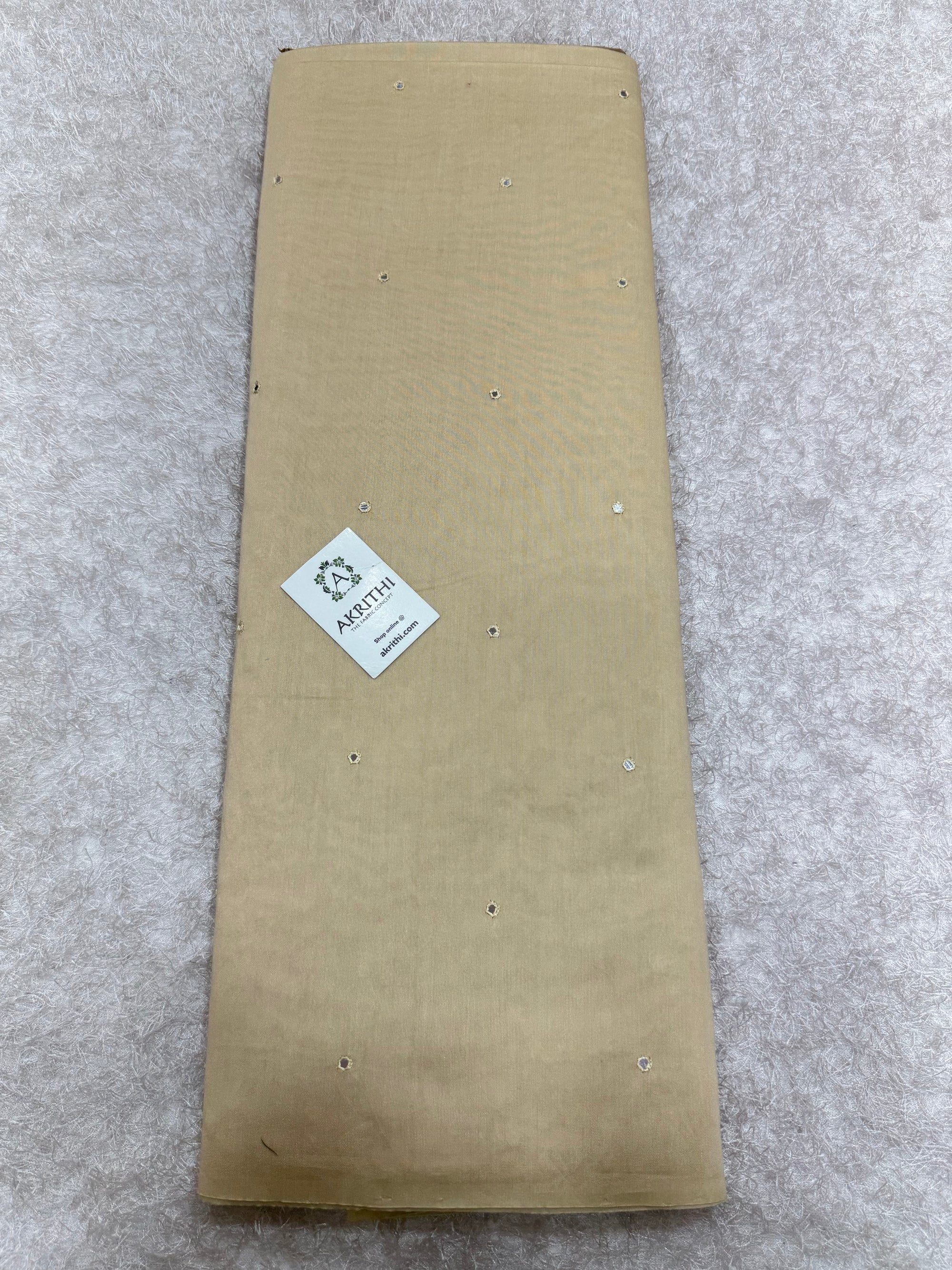 PURE CHANDERI MIRROR FABRIC