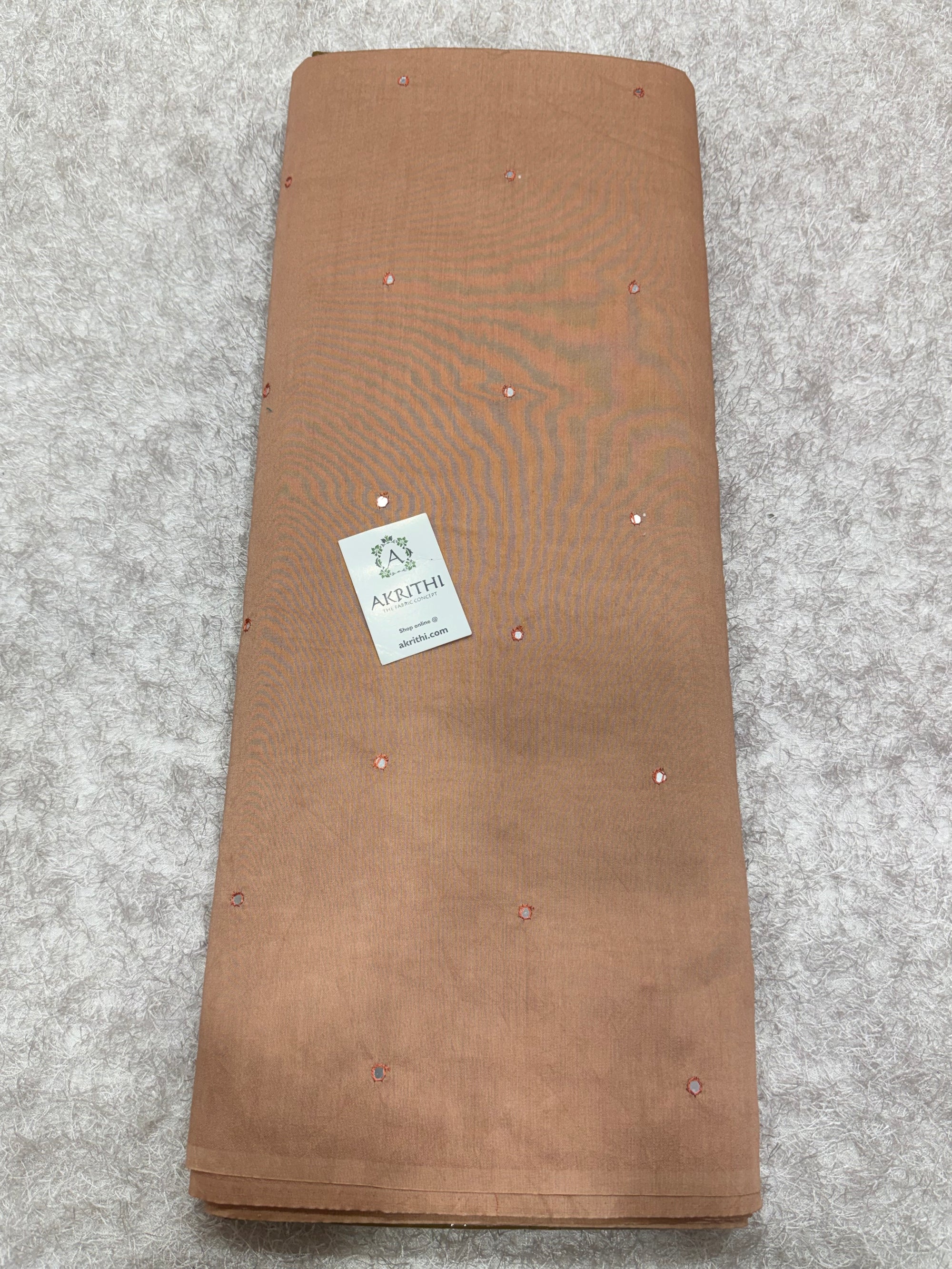 PURE CHANDERI MIRROR FABRIC