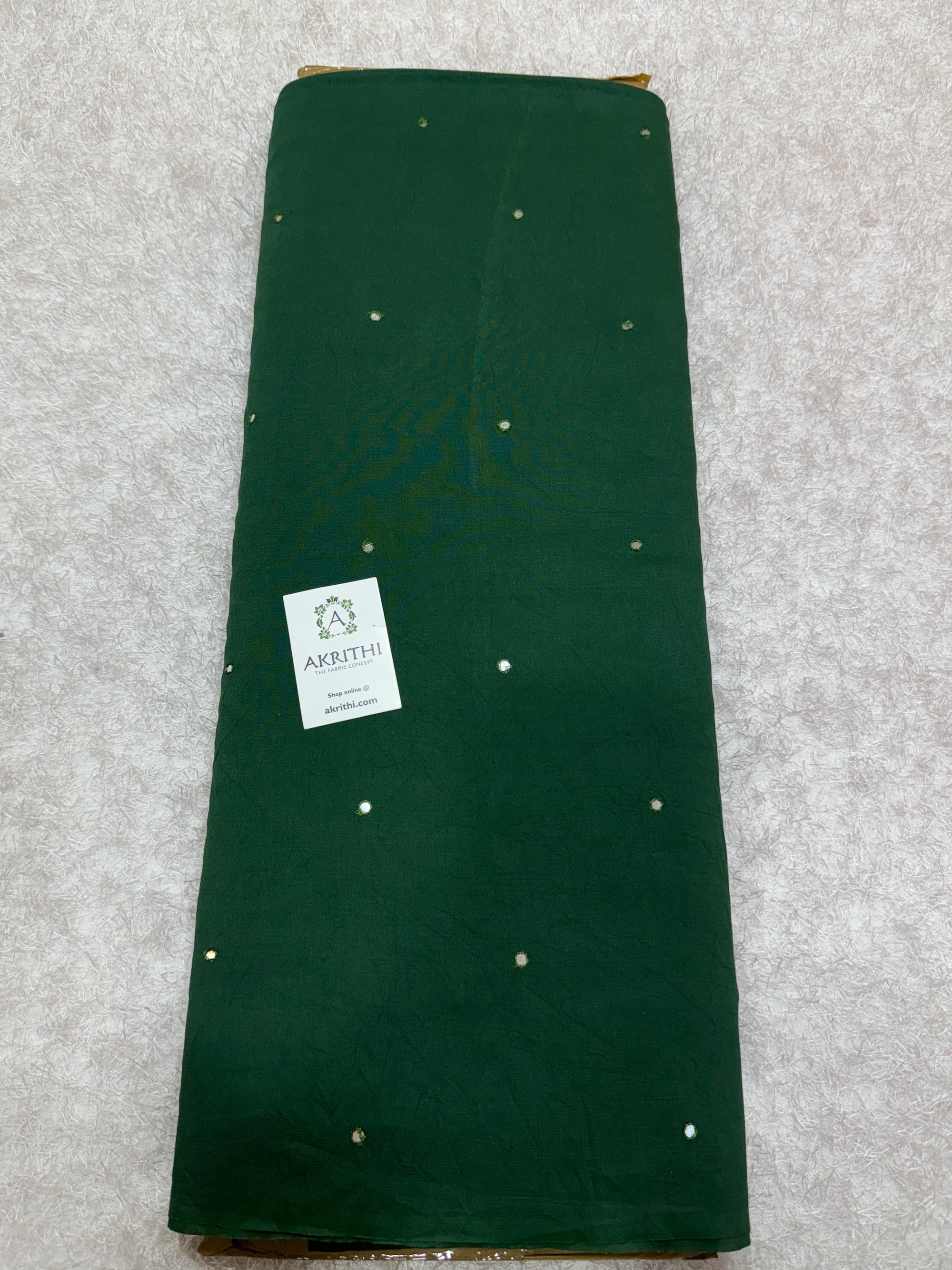 PURE CHANDERI MIRROR FABRIC