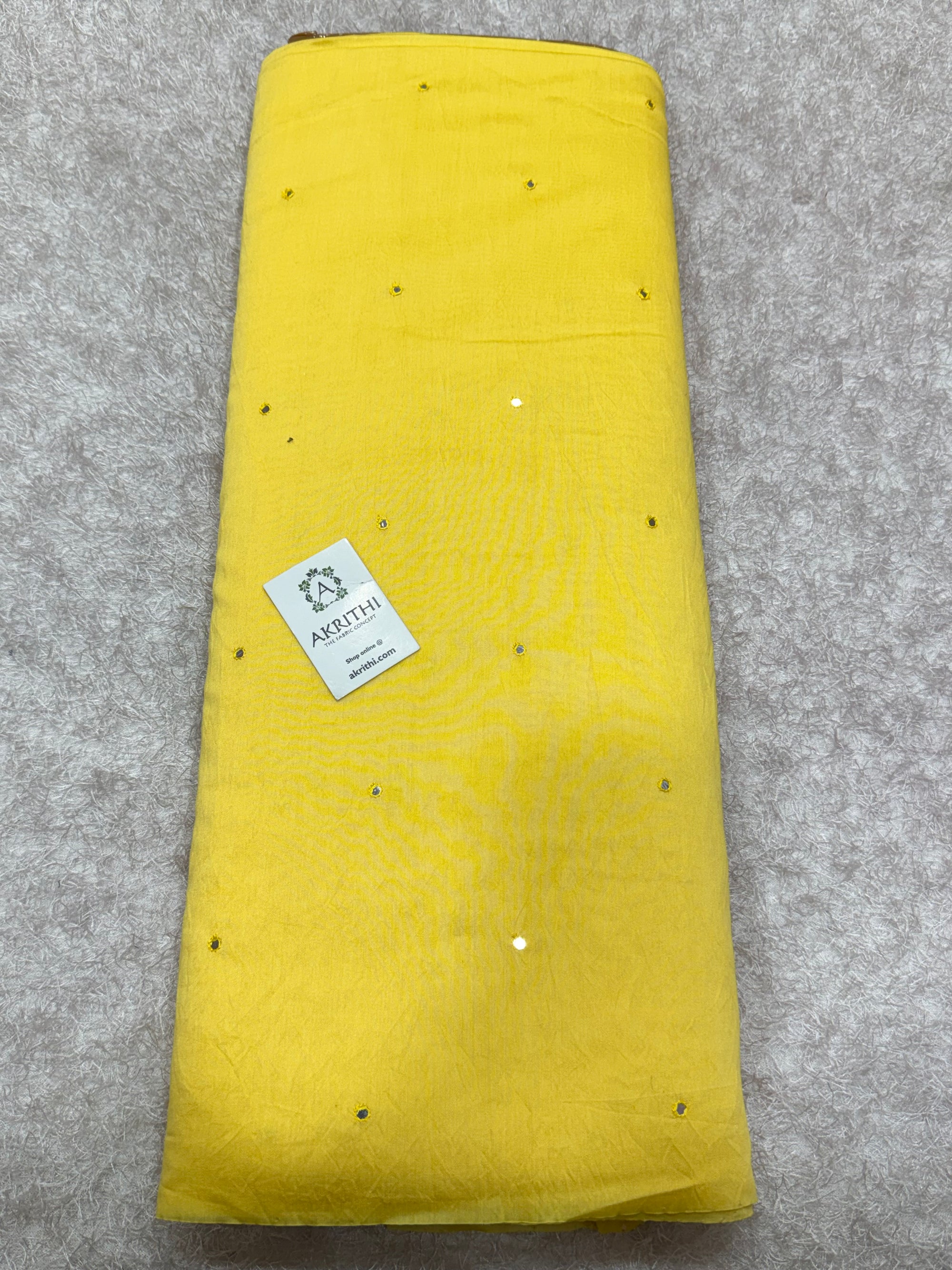 PURE CHANDERI MIRROR FABRIC