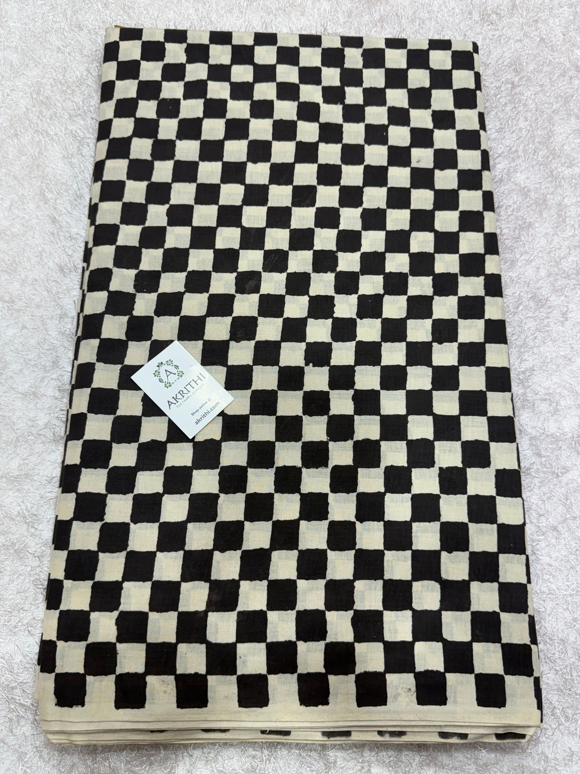Bagru Hand block printed cotton fabric