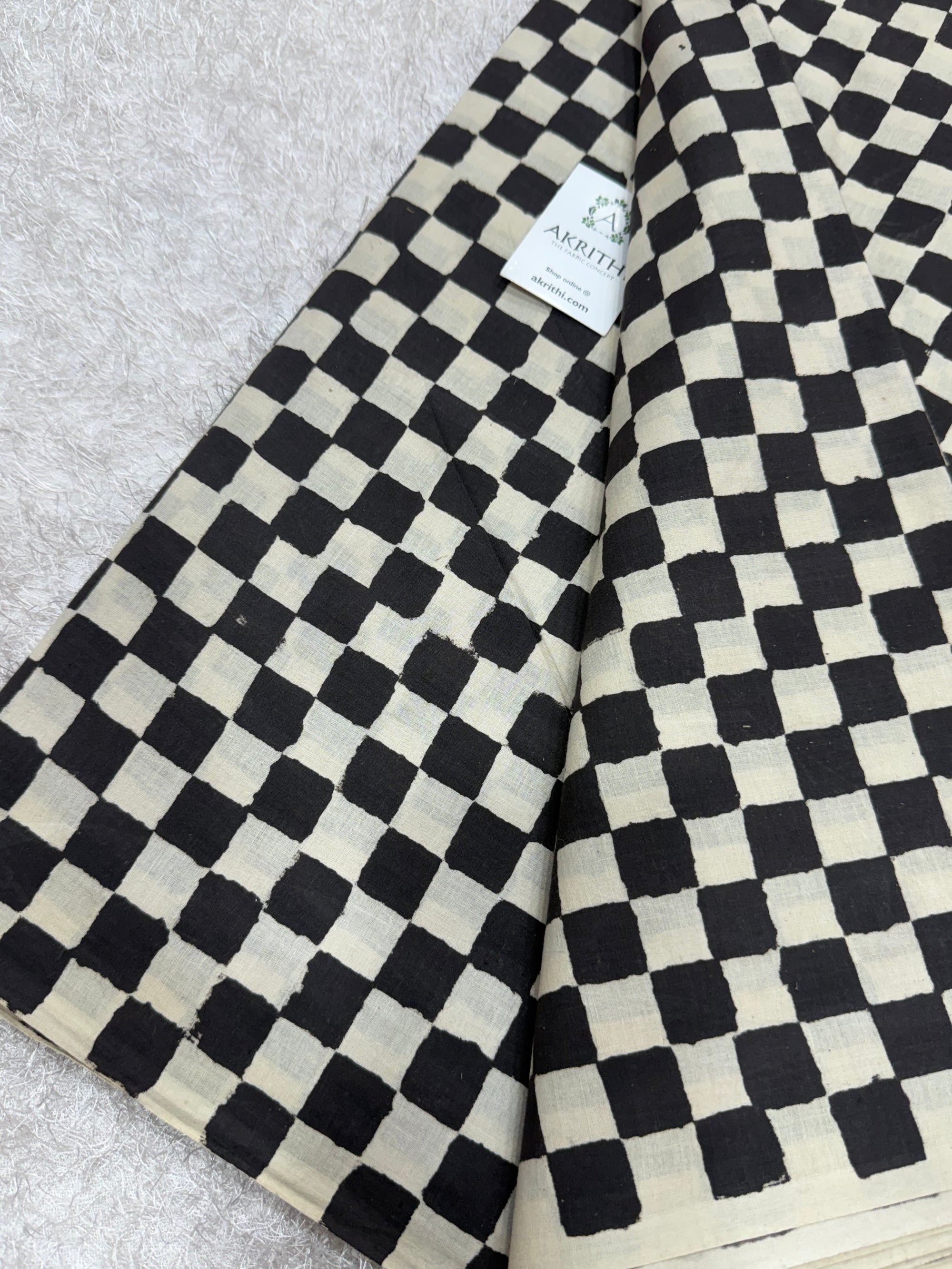 Bagru Hand block printed cotton fabric