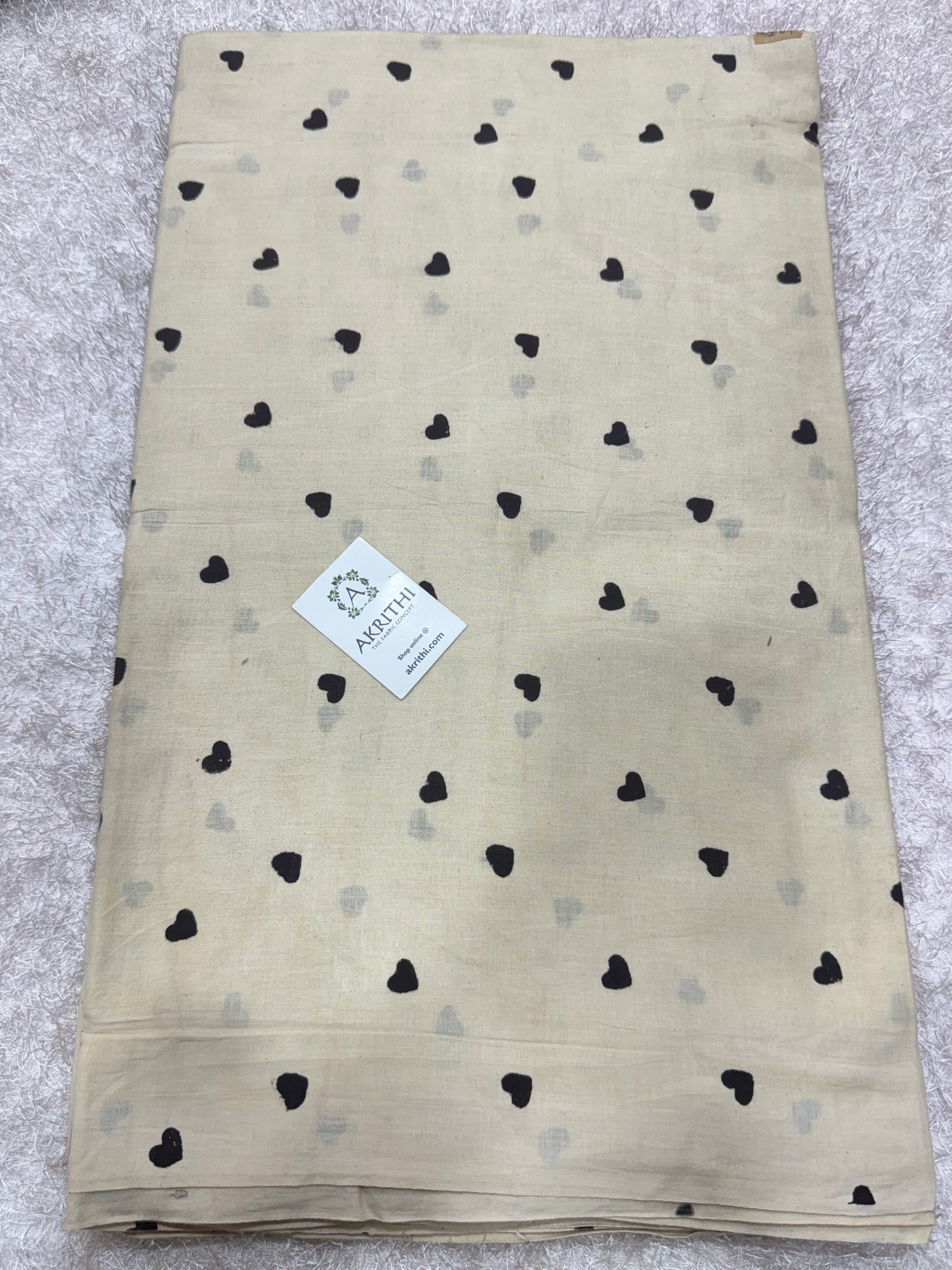 Bagru Hand block printed cotton fabric