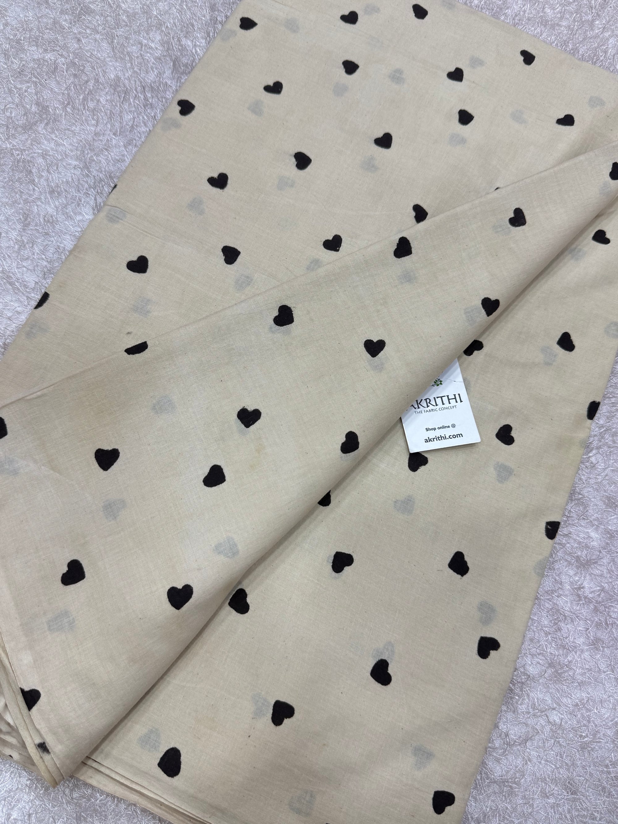 Bagru Hand block printed cotton fabric