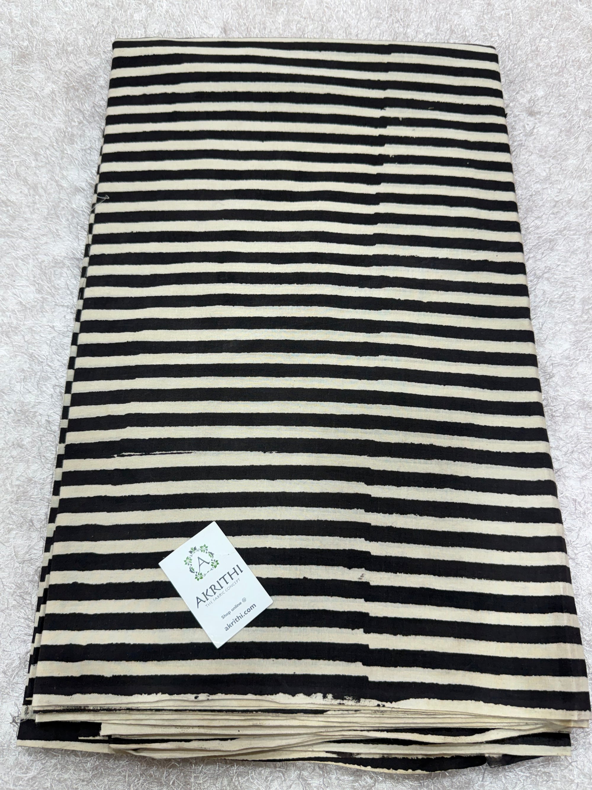 Bagru Hand block printed cotton fabric