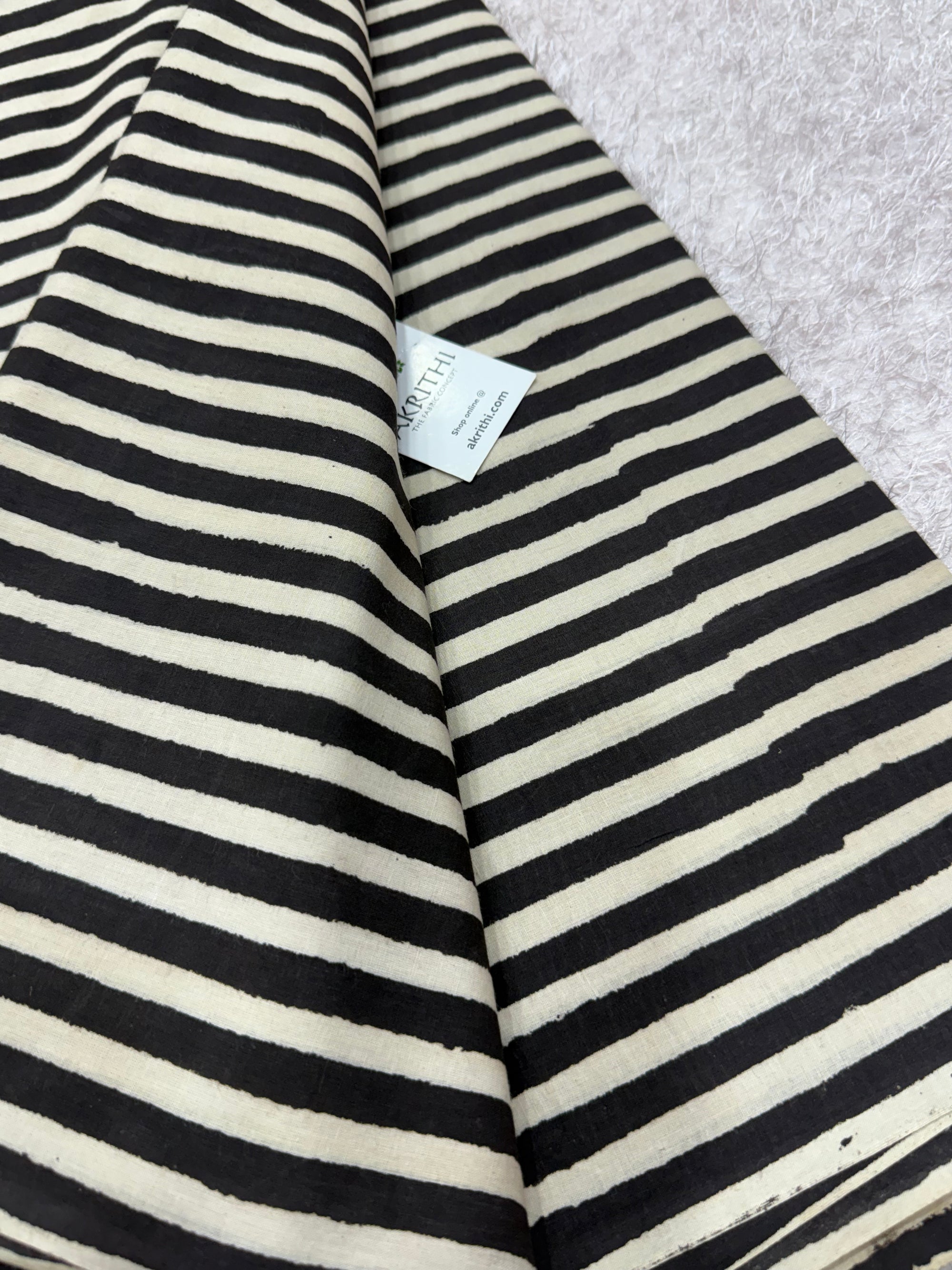 Bagru Hand block printed cotton fabric