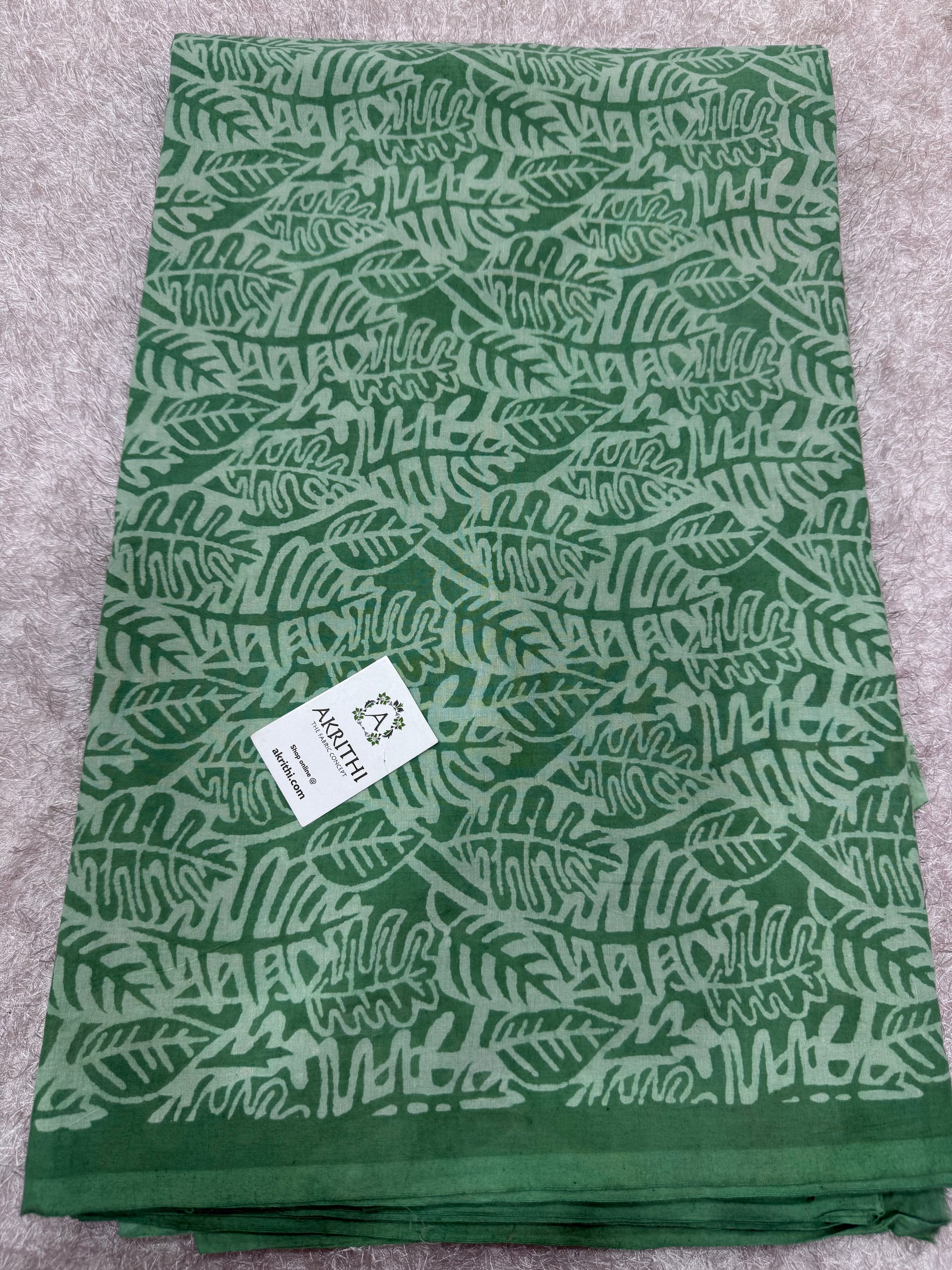 Dabu Hand block printed cotton fabric