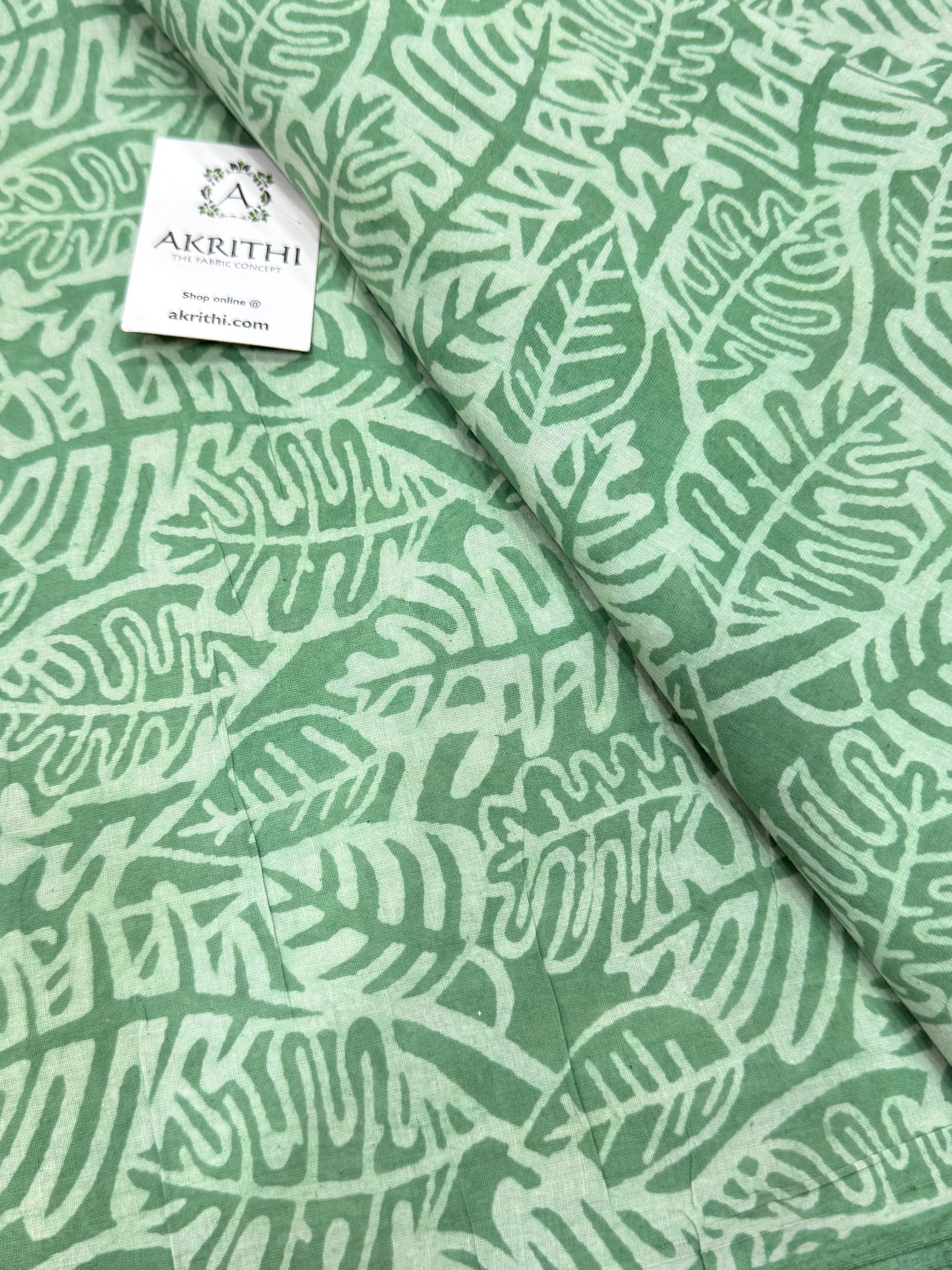 Dabu Hand block printed cotton fabric