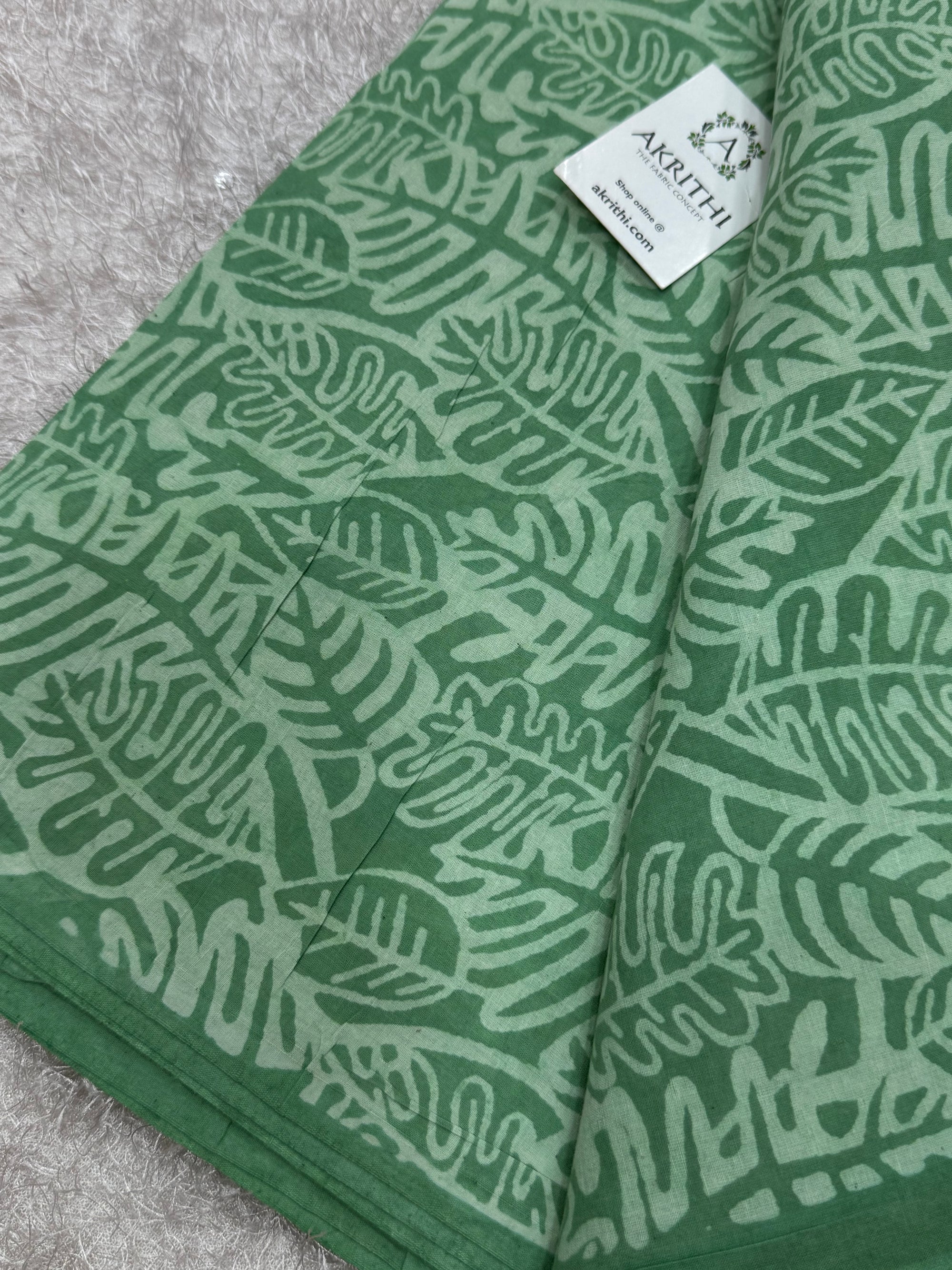 Dabu Hand block printed cotton fabric