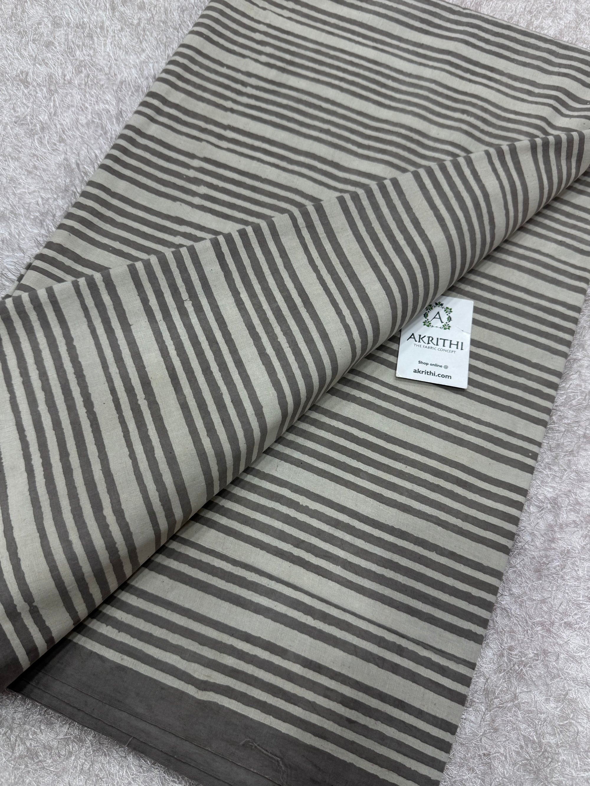 Dabu Hand block printed cotton fabric
