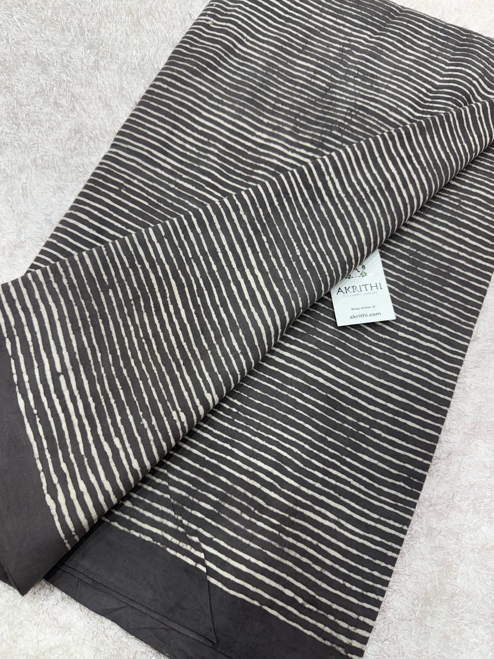 Dabu Hand block printed cotton fabric