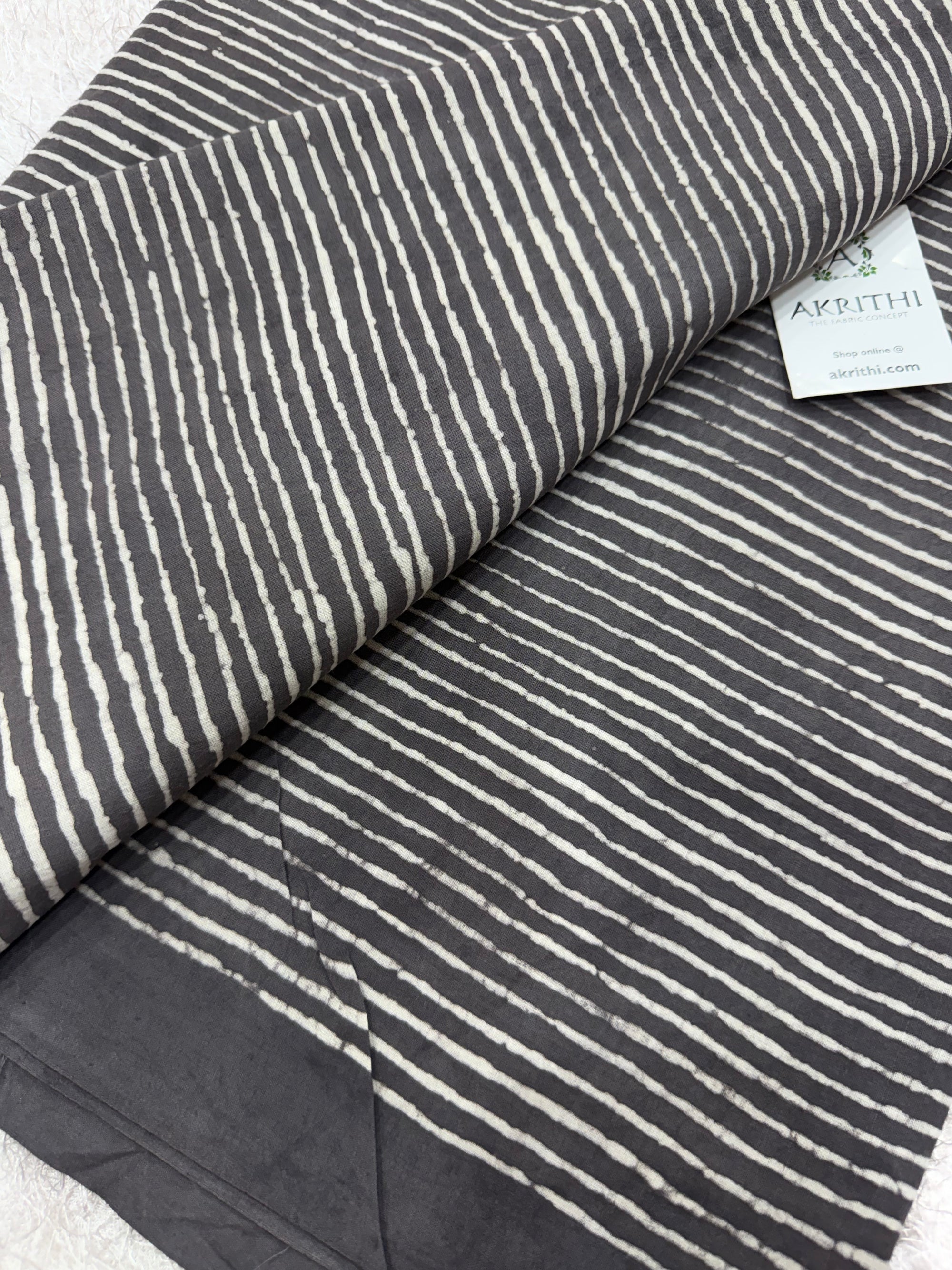 Dabu Hand block printed cotton fabric