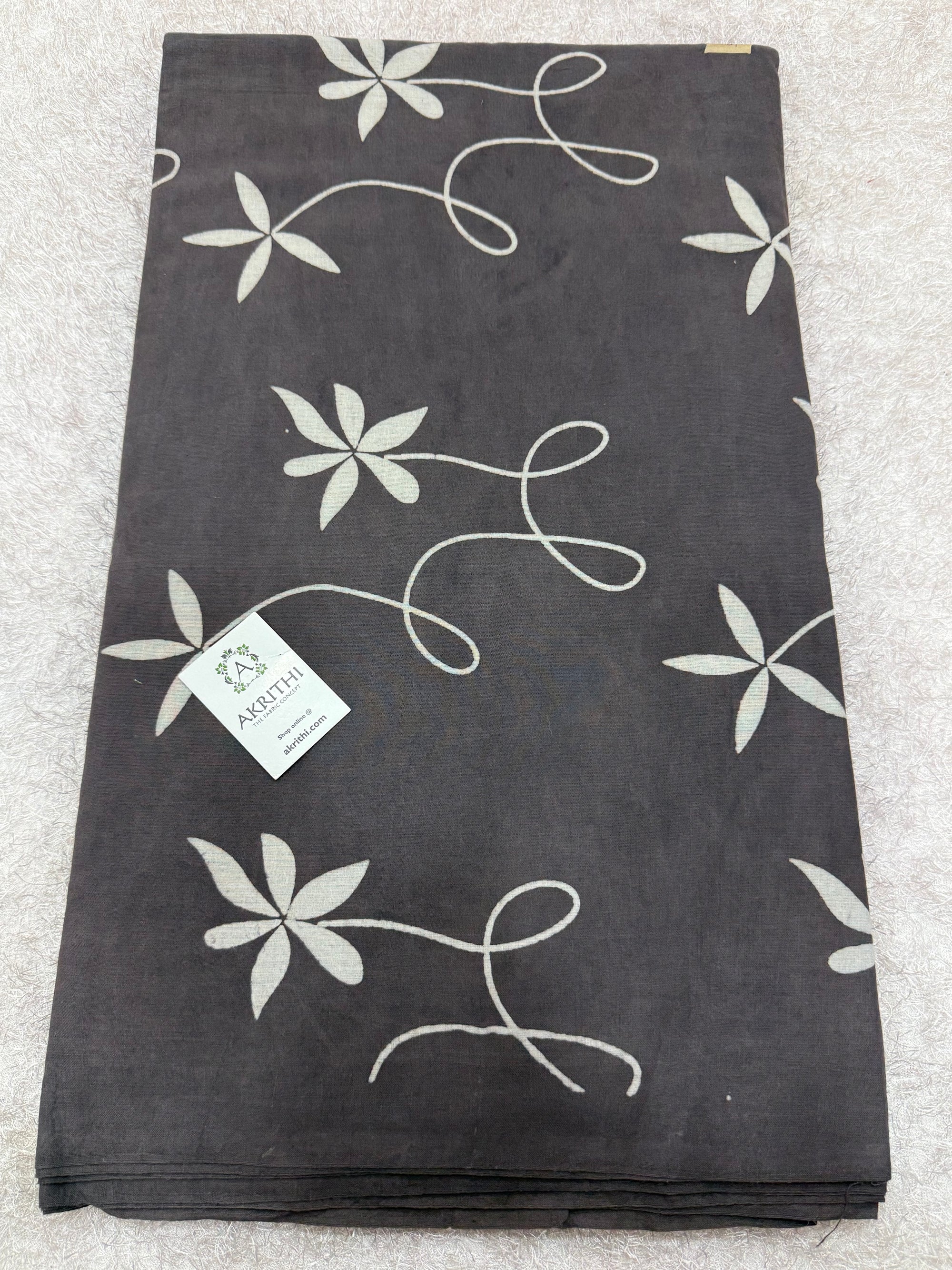 Dabu Hand block printed cotton fabric