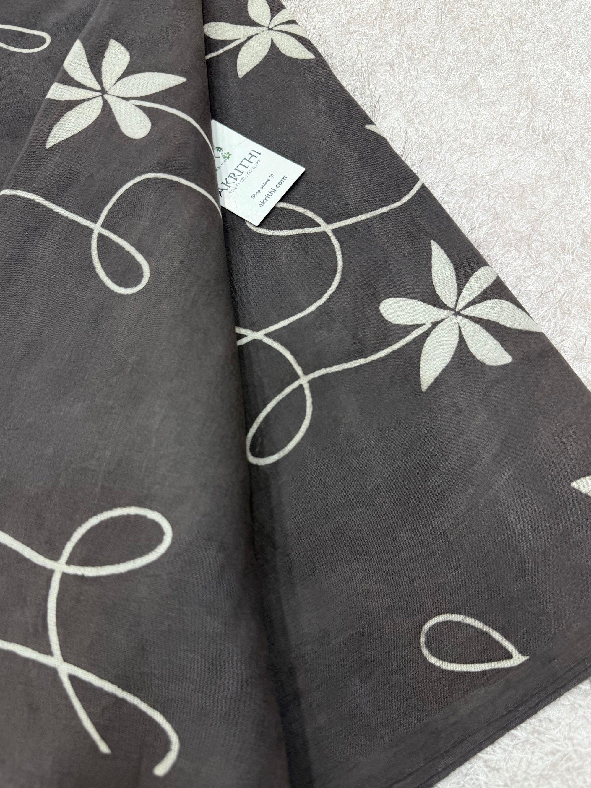 Dabu Hand block printed cotton fabric