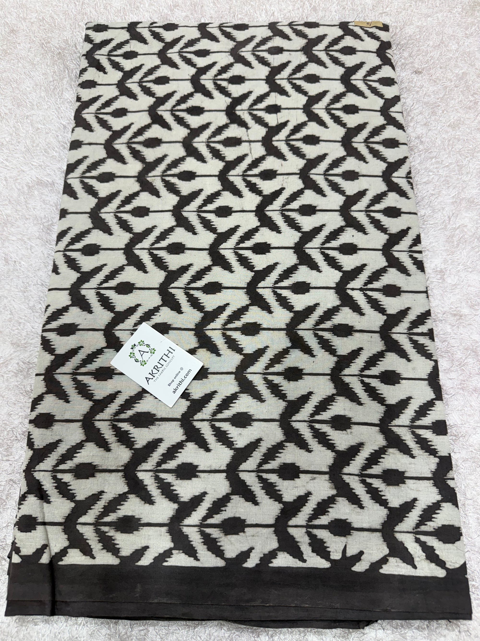 Dabu Hand block printed cotton fabric