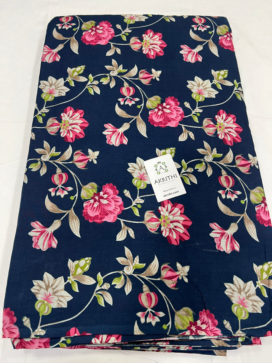 Printed pure cotton fabric