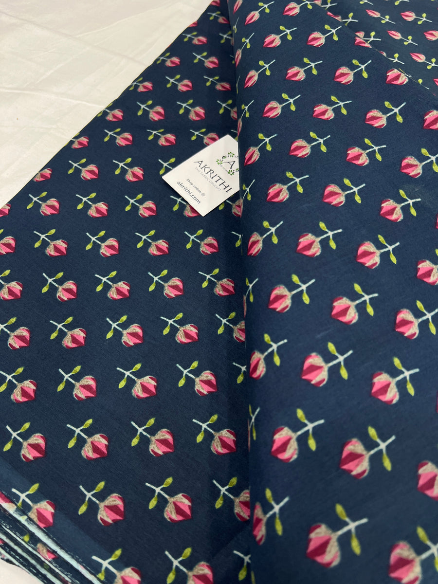 Printed pure cotton fabric