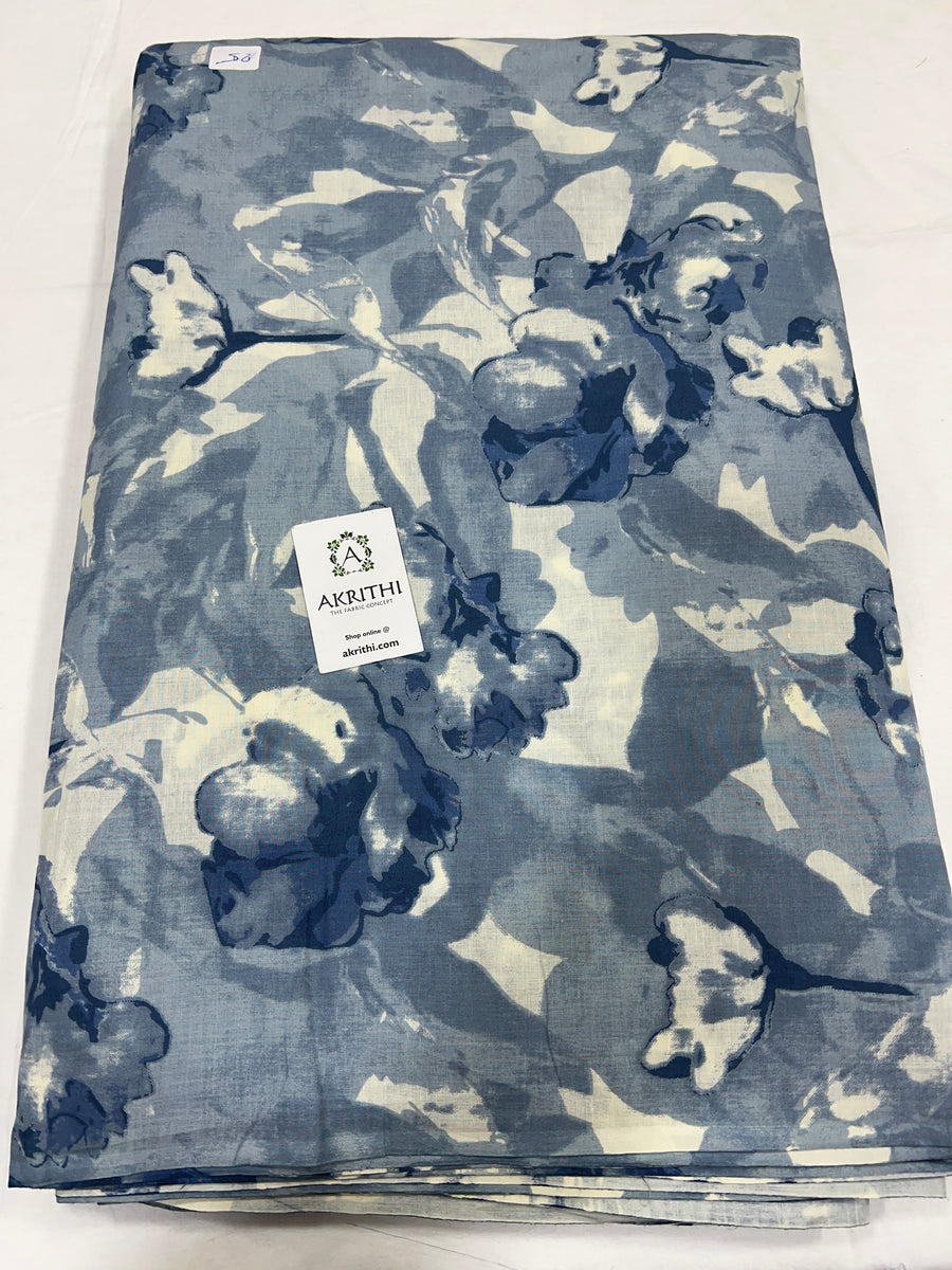 Printed pure cotton fabric