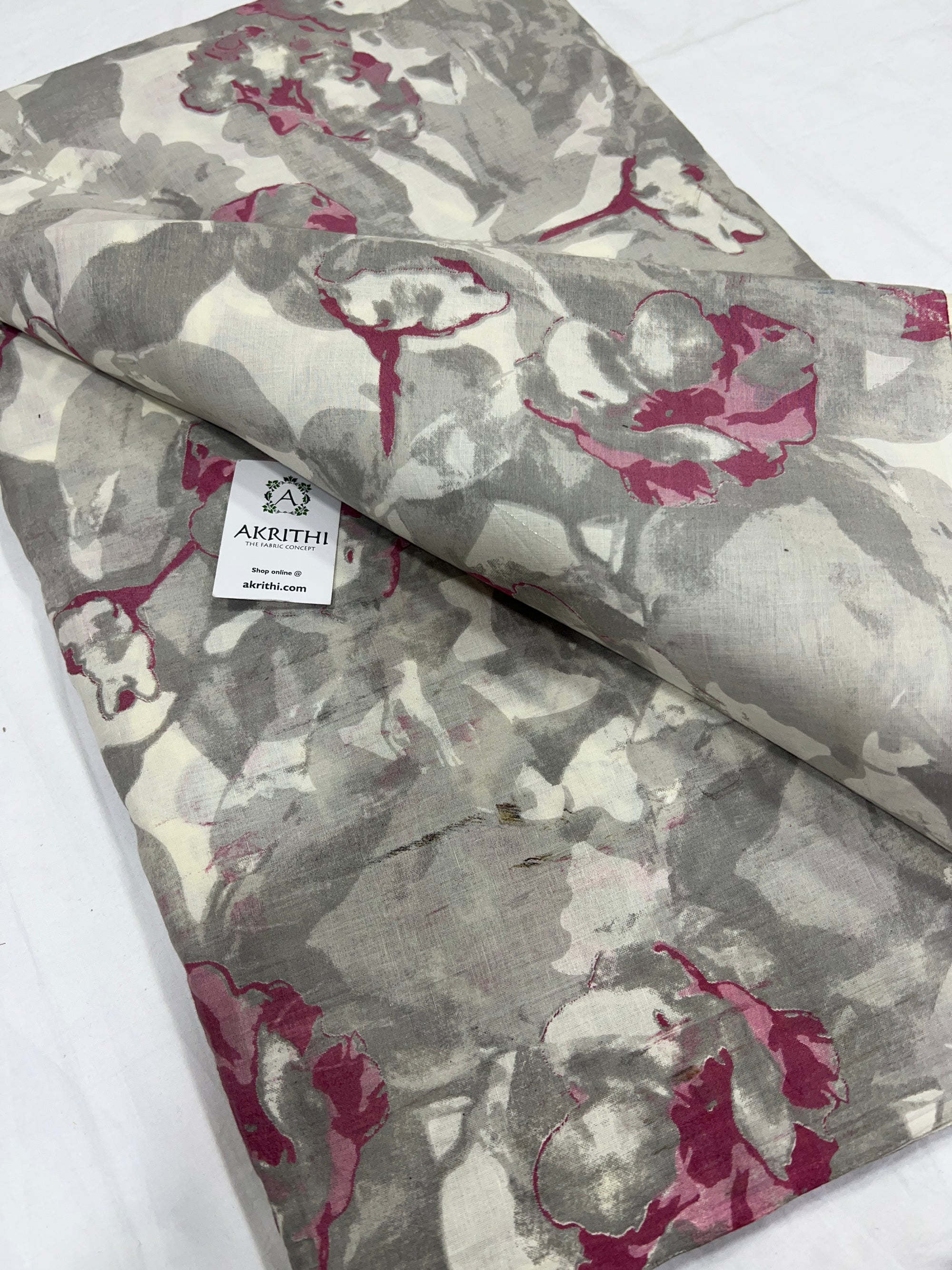 Printed pure cotton fabric