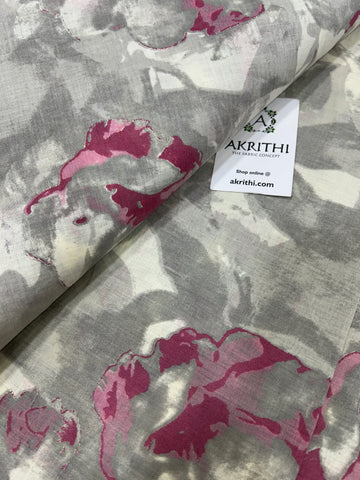 Printed pure cotton fabric