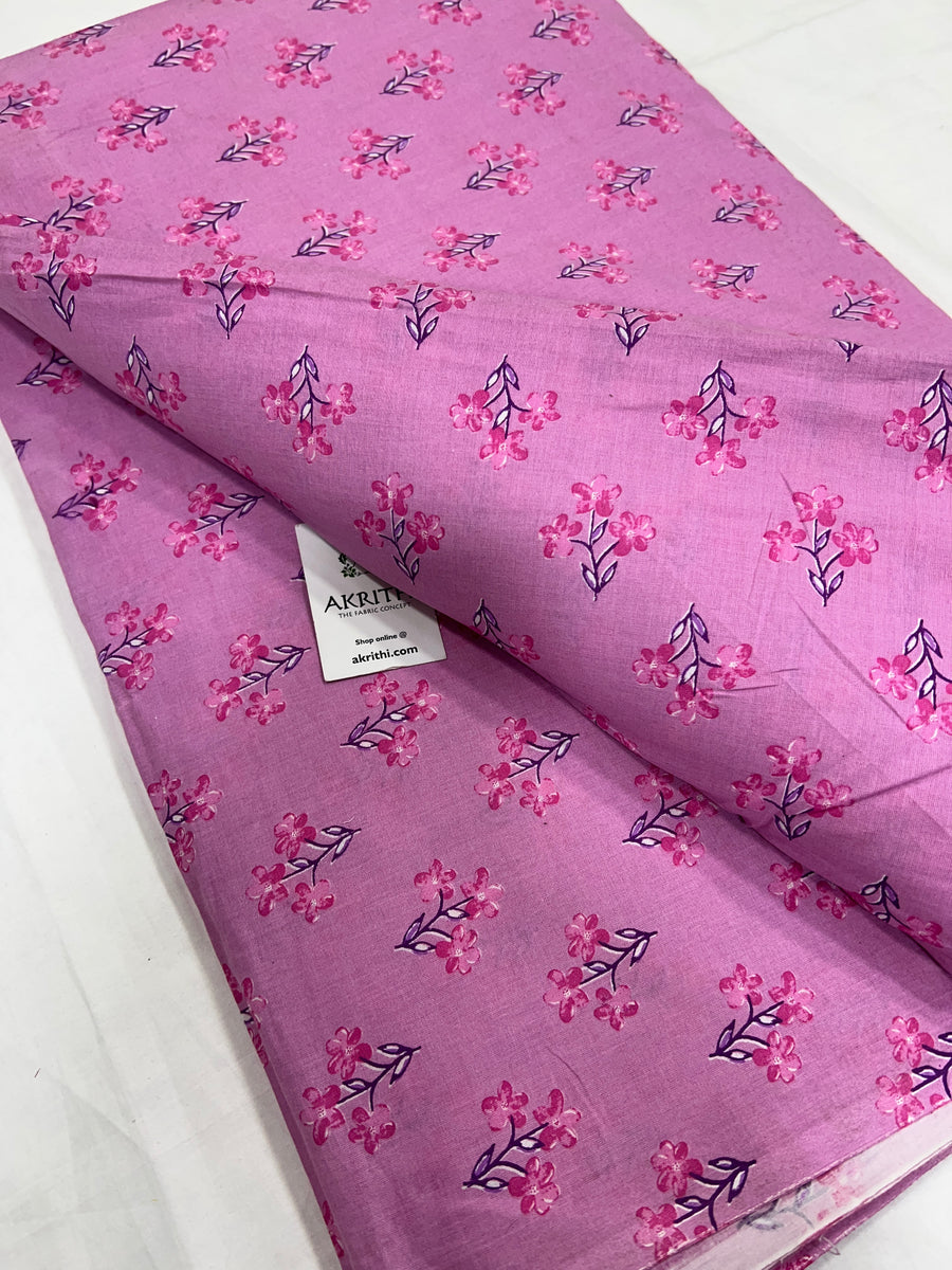 Printed pure cotton fabric