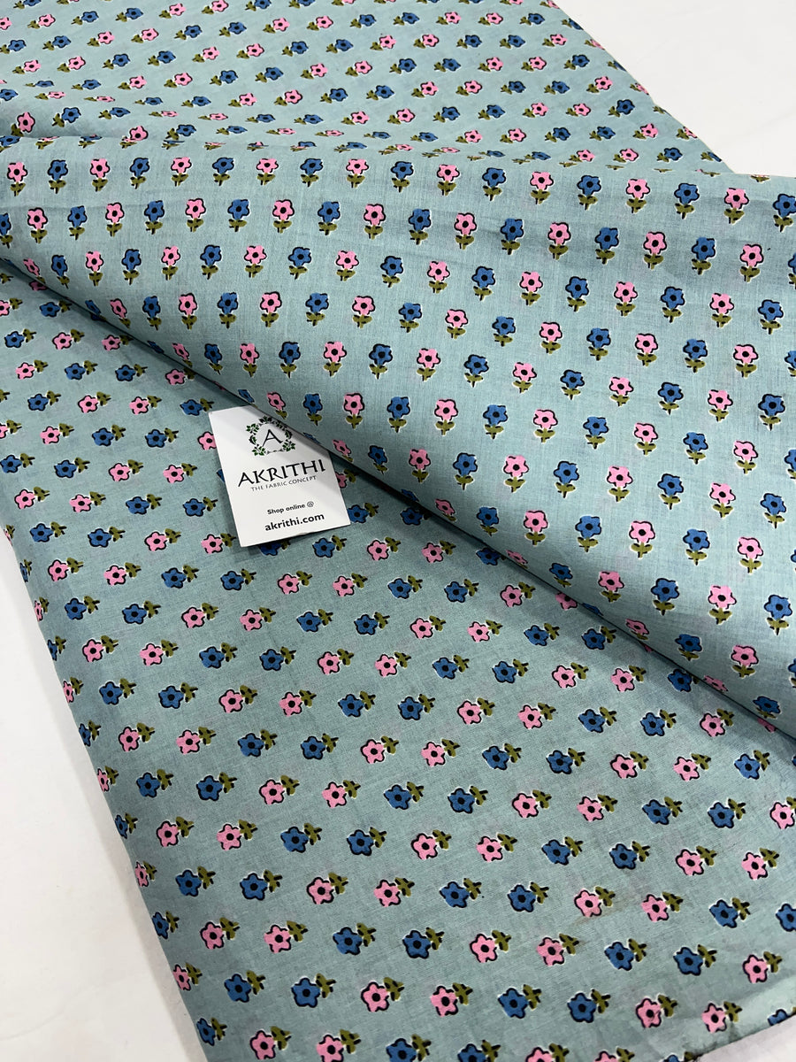 Printed pure cotton fabric