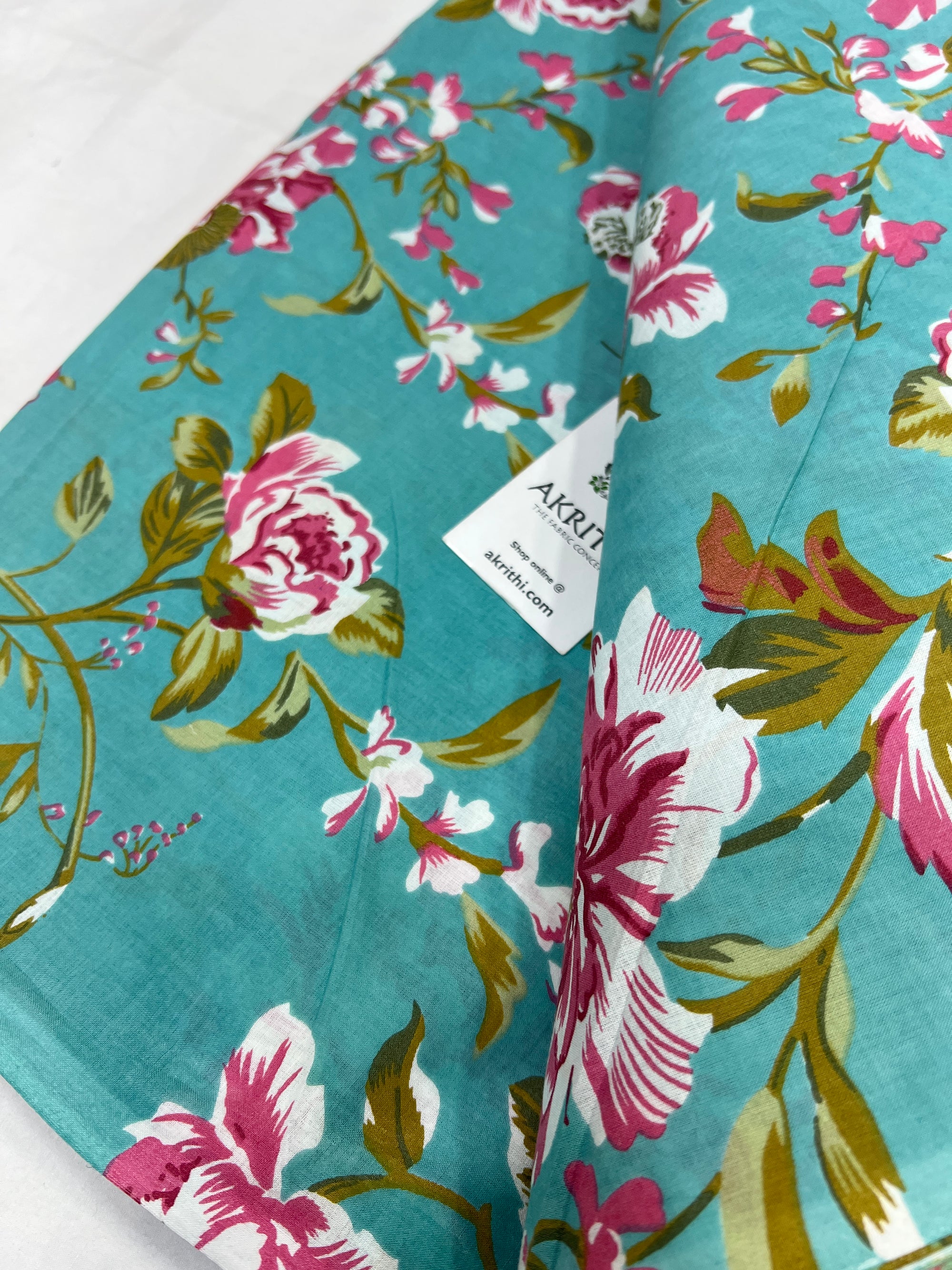 Printed pure cotton fabric