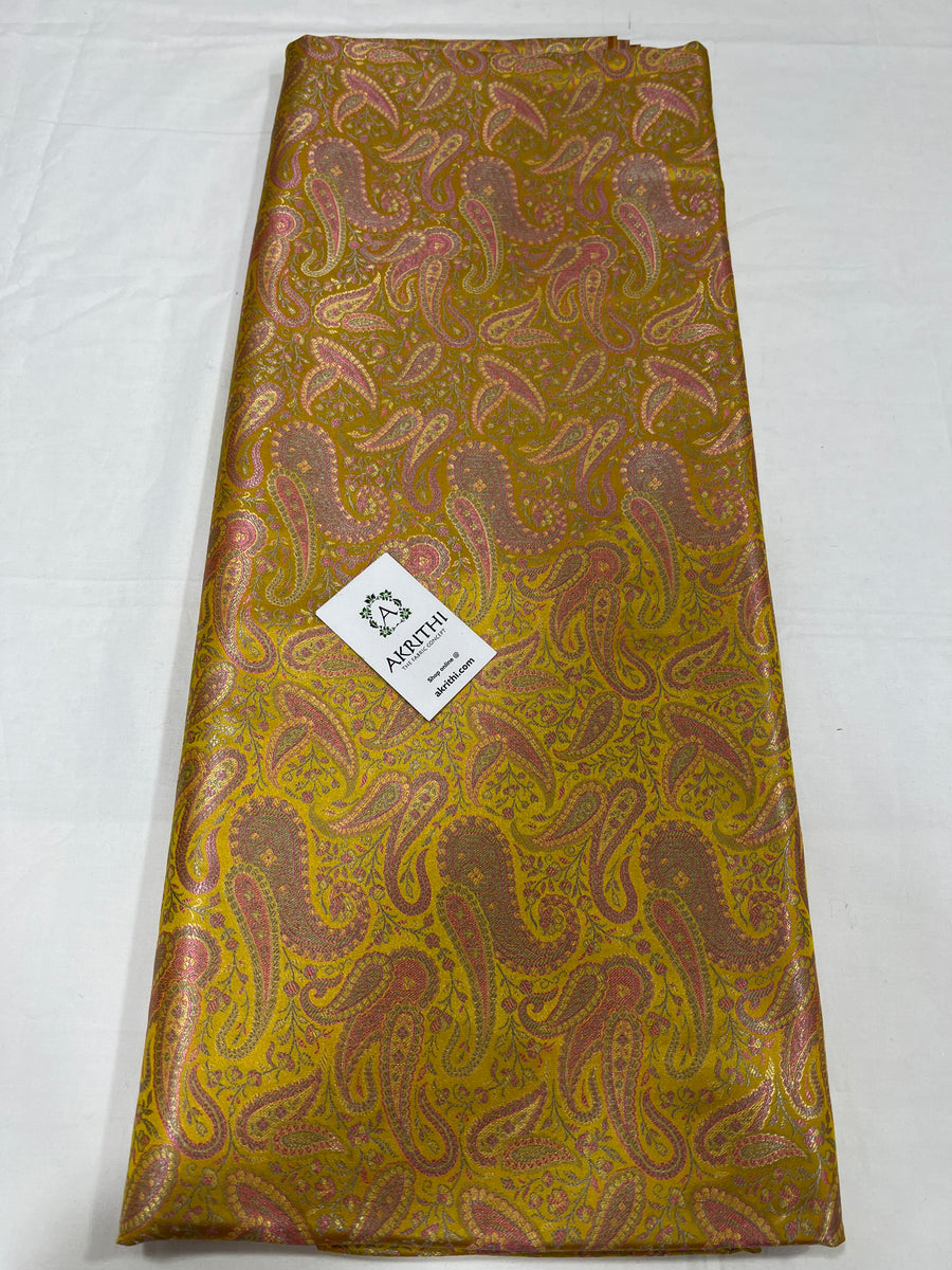 Pure Banarasi brocade fabric