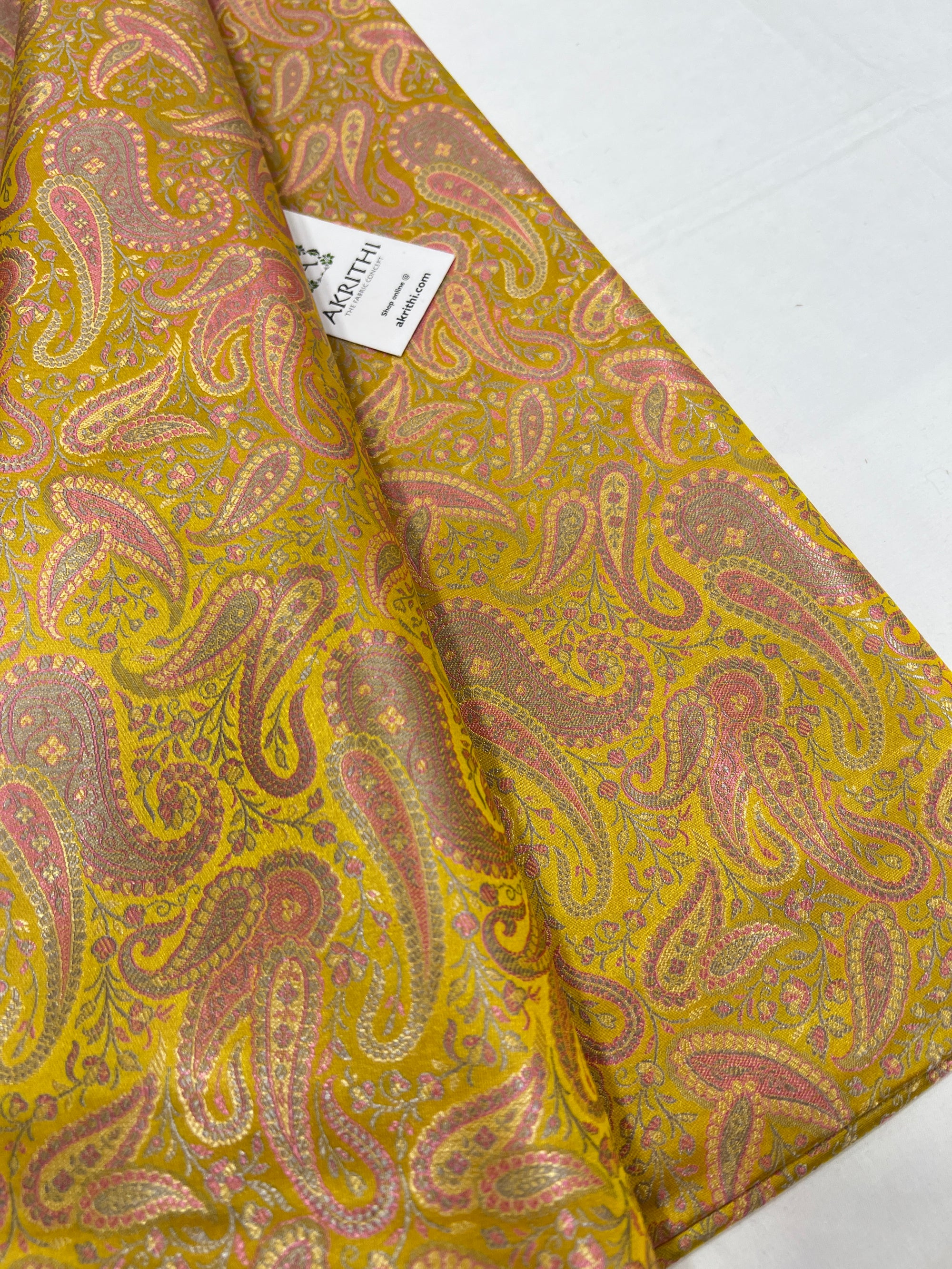 Pure Banarasi brocade fabric