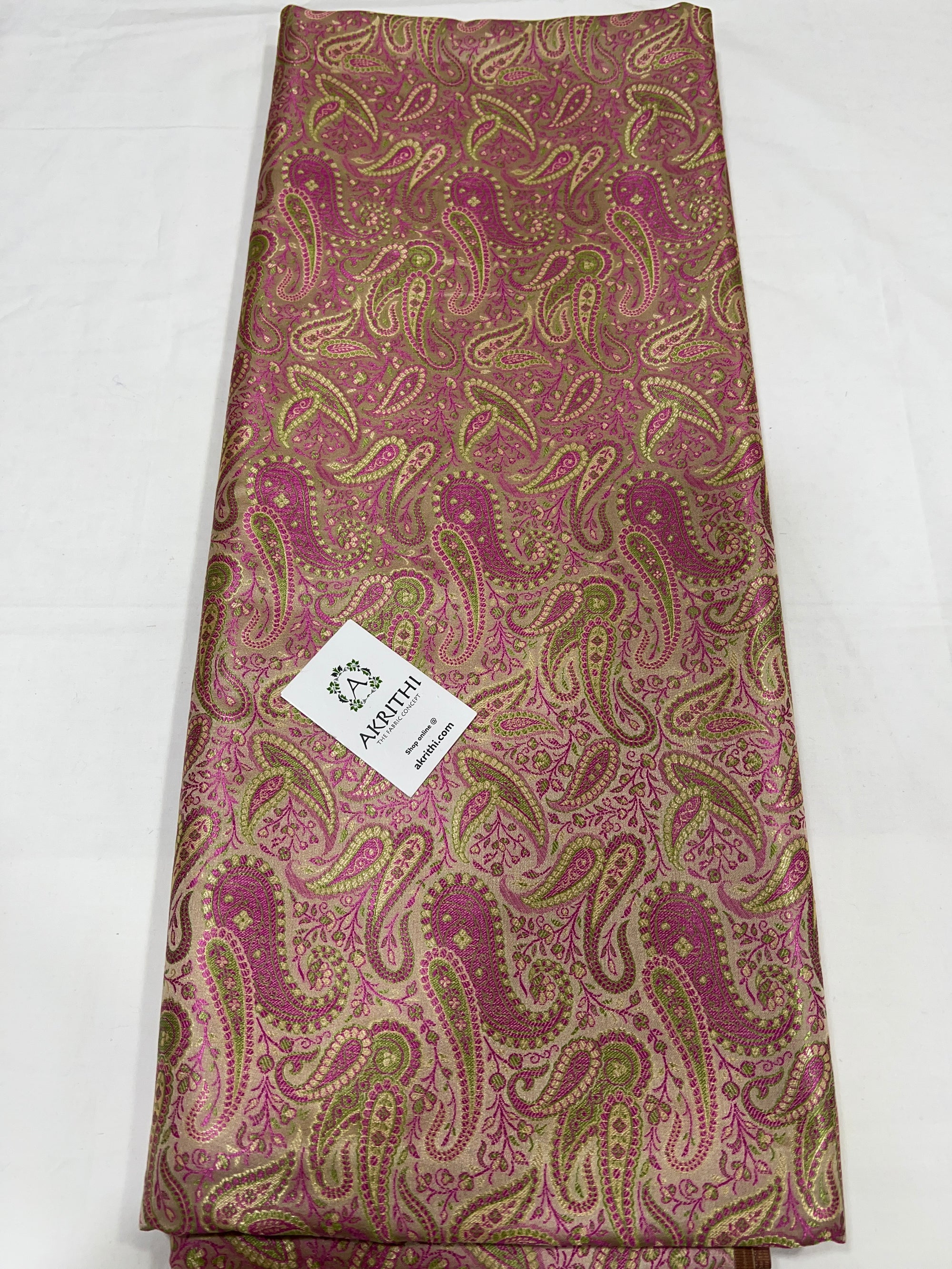 Pure Banarasi brocade fabric