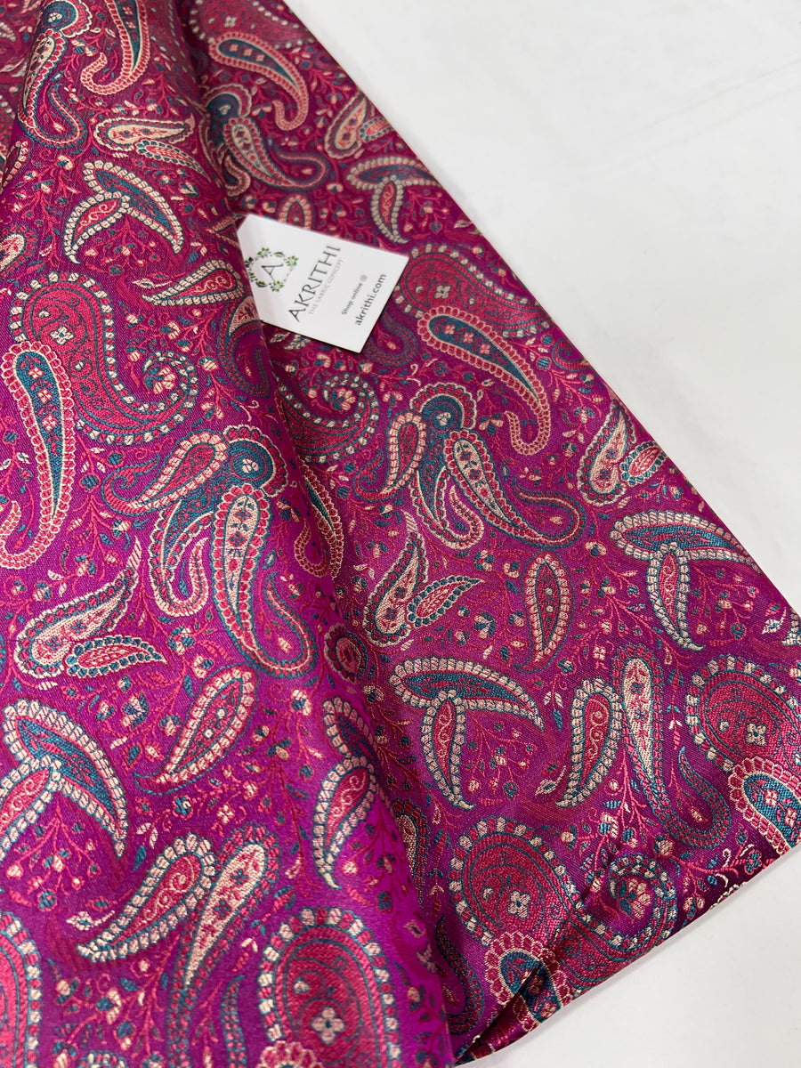 Pure Banarasi brocade fabric