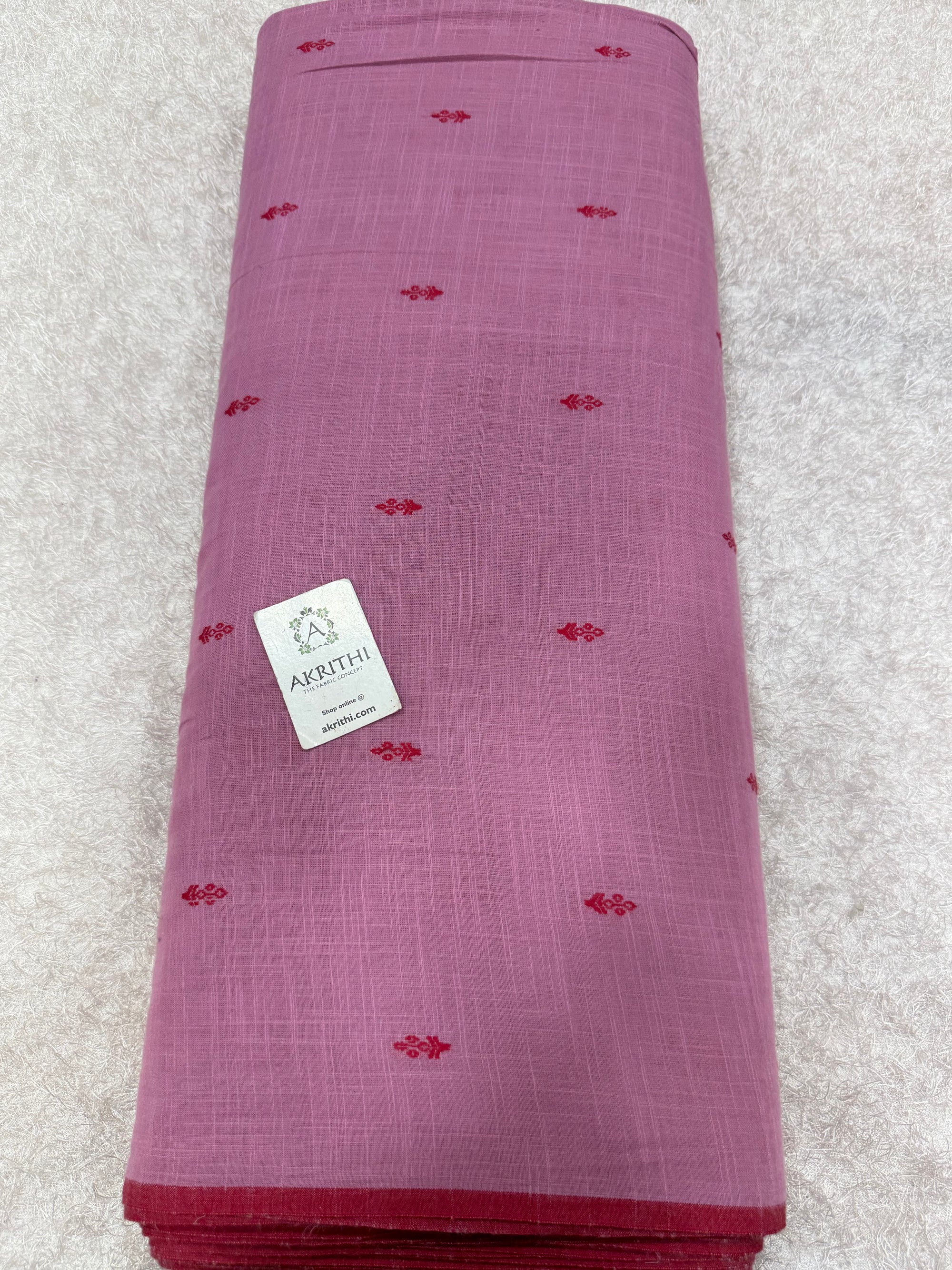 Prewashed pure cotton jacquard fabric